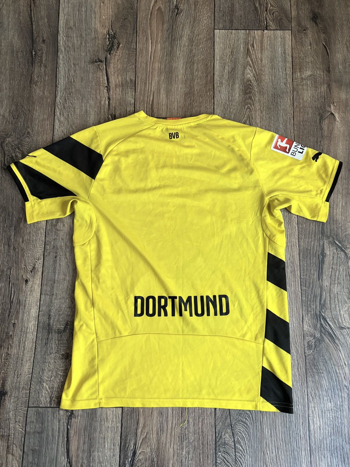 Puma Borussia Dortmund Home 2014/2015 Football Shirt Puma Jersey Size US M / EU 48-50 / 2 - 14 Thumbnail