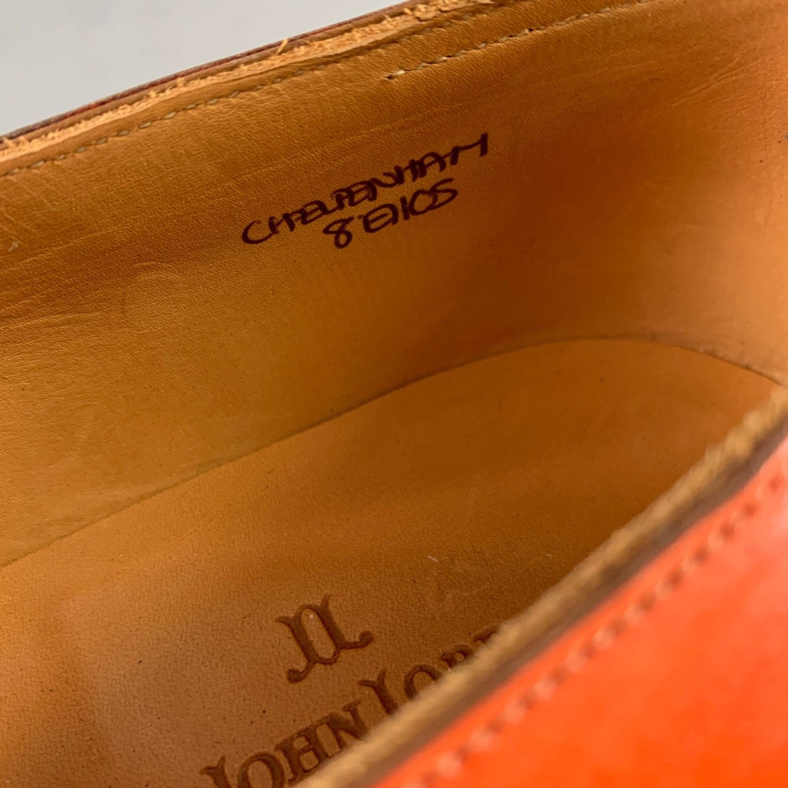 John Lobb JOHN LOBB Size 9 Orange Red Leather Penny Loafers Size US 9 / EU 42 - 7 Thumbnail