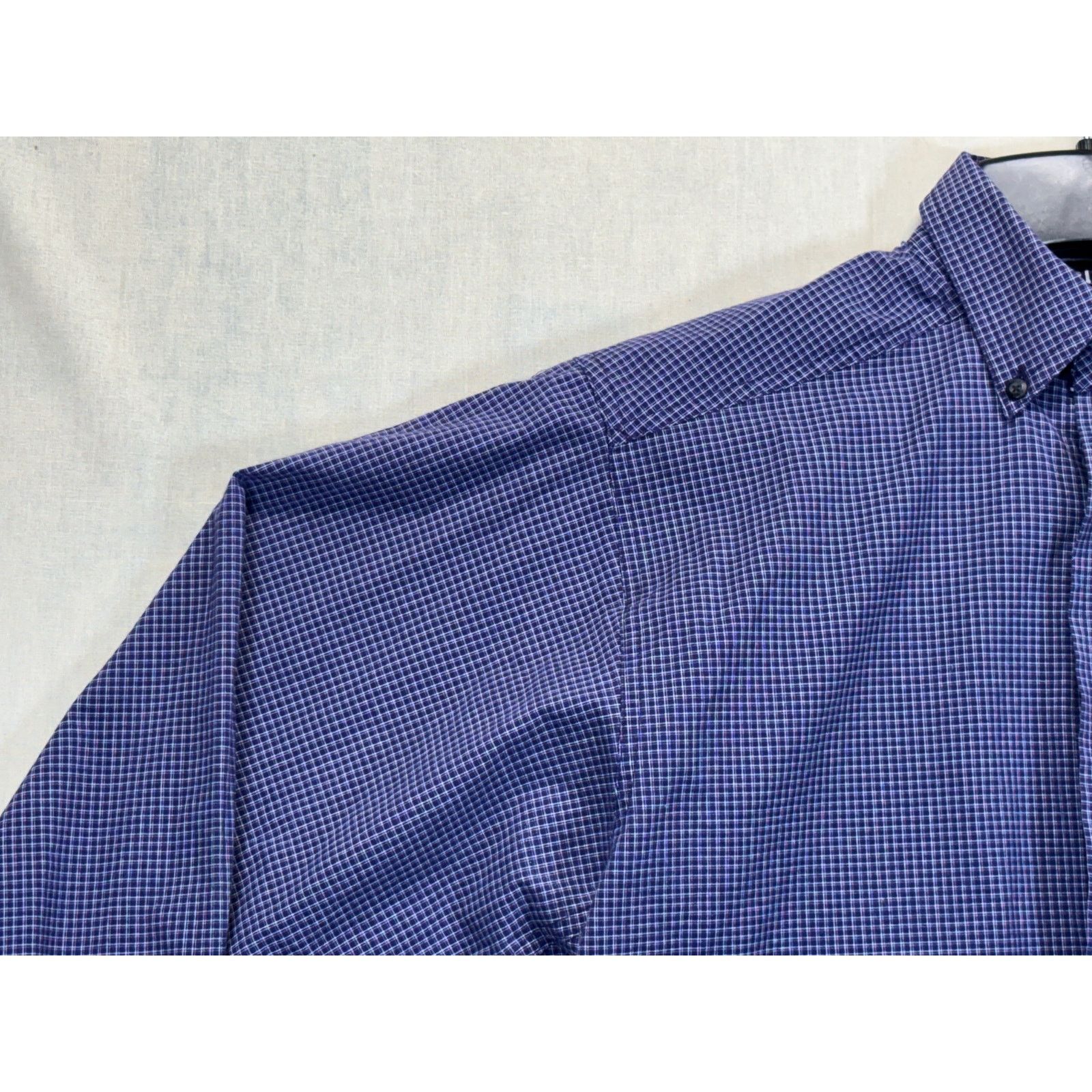 Ariat Ariat Pro Series Shirt Men's Small Blue Purple Plaid Stretch Size US S / EU 44-46 / 1 - 12 Thumbnail