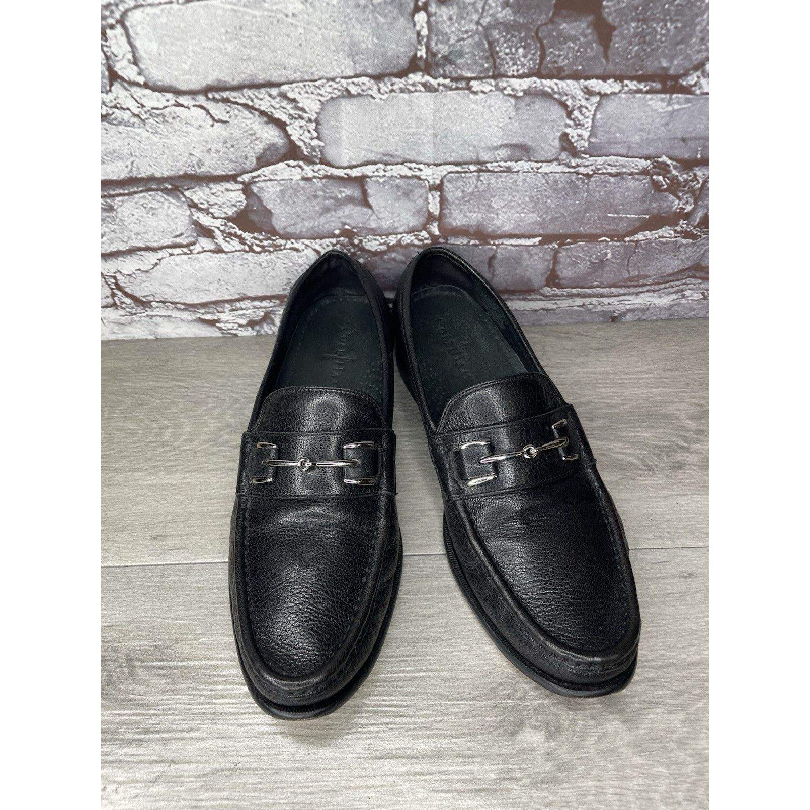 Cole Haan COLE HAAN Black Leather Air Horsebit Classic Loafers Dress M Size US 10 / EU 43 - 16 Thumbnail