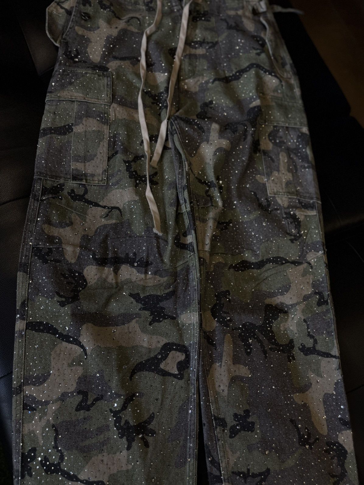 Vale Valley Jogger Green Pants Stone Crystal Size 32 (NEW) Size US 32 / EU 48 - 3 Thumbnail