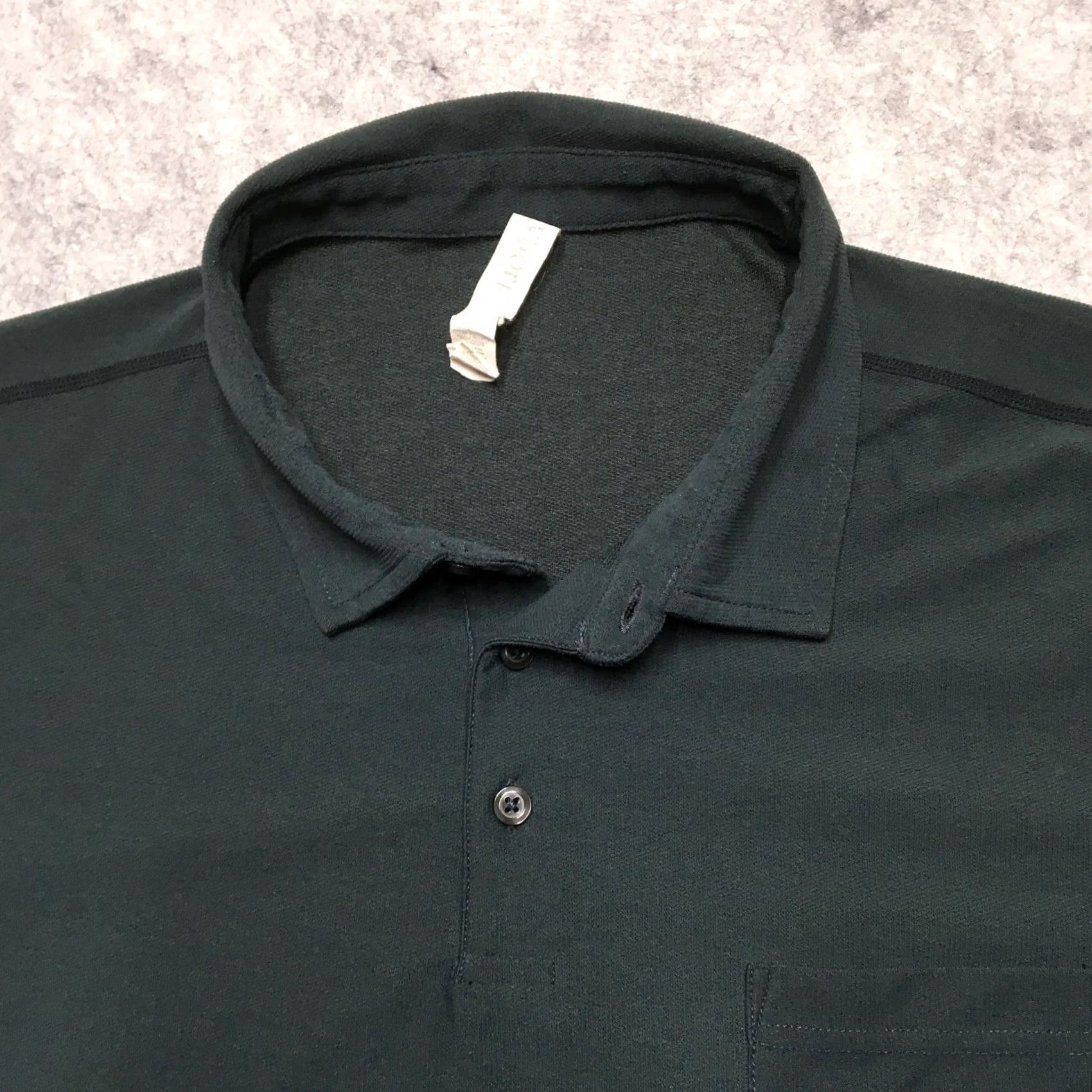 Vintage Piacenza Polo Shirt Mens XL Navy Blue Cotton Luxury Essentials Short Sleeve Collared Button Classic 1733 52/Contains Hole on Left Sleeve Vintage: No Size US XL / EU 56 / 4 - 3 Thumbnail