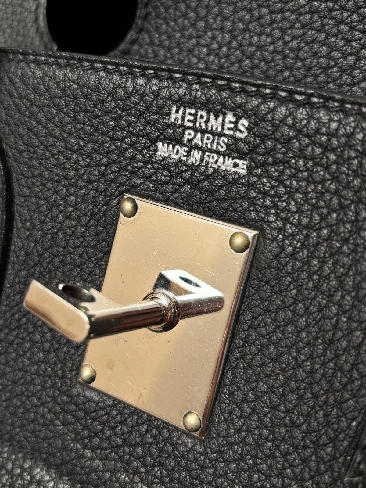 Hermes Hermes RARE HAC 40 Black Palladium Hardware Travel Bag Size ONE SIZE - 3 Thumbnail