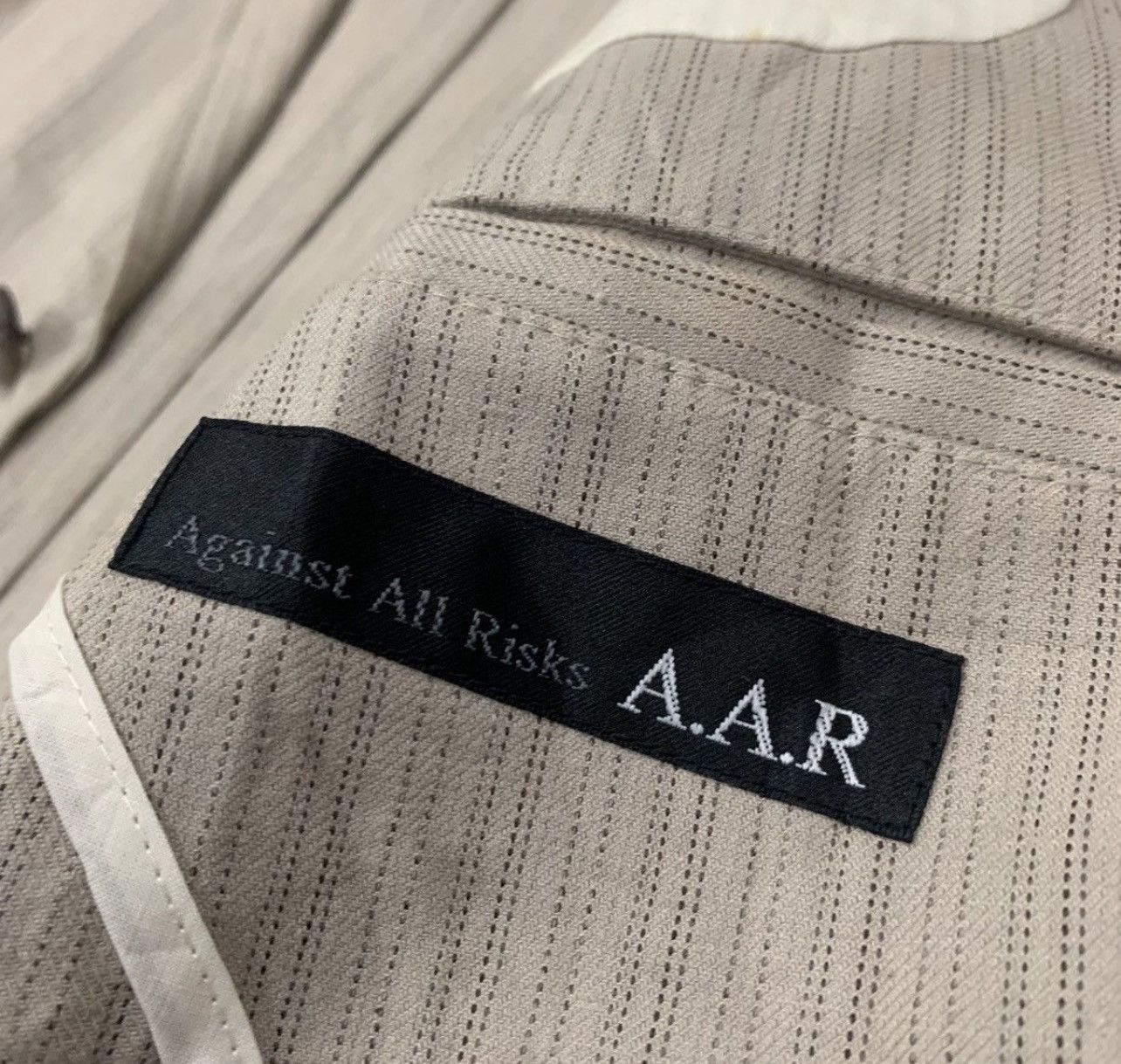 Yohji Yamamoto 🔥Against All Risk Yohji Yamamoto Striped Button Jacket Size US M / EU 48-50 / 2 - 9 Thumbnail