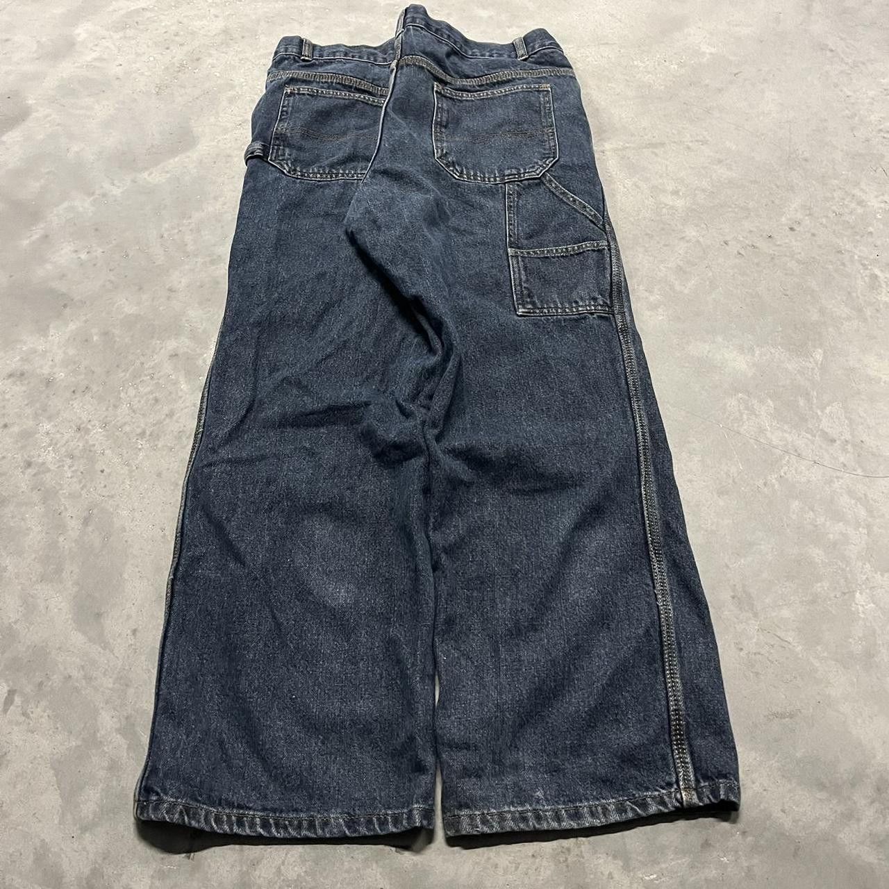 Carhartt Vintage Y2K/2000s Grunge Carpenter Dark Wash Denim Jeans! Size US 33 - 4 Thumbnail