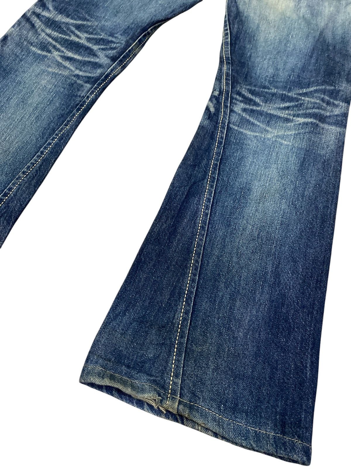 Edwin × If Six Was Nine Vintage Edwin Blue Trip Flared Denim Size US 33 - 6 Thumbnail