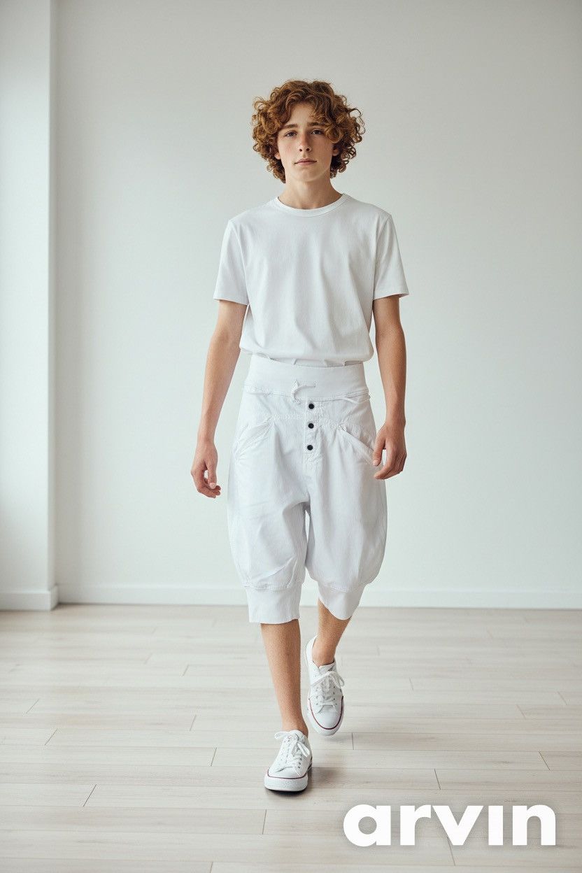 Kapital Kapital White Sarouel Balloon Pants with Button Fly Size US 30 / EU 46 - 1 Thumbnail