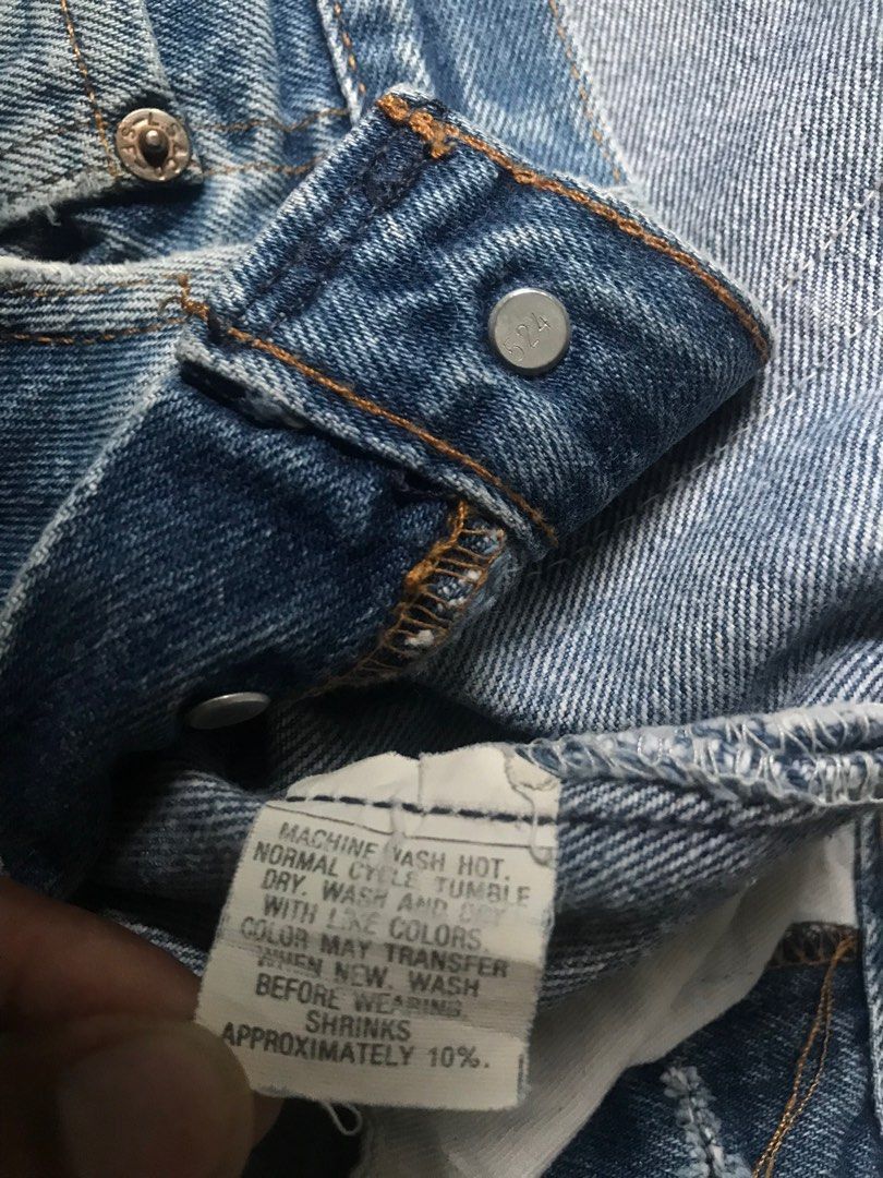 Levi's Vintage 80s Iconic Levis 501 Denim Jeans Size US 28 / EU 44 - 8 Thumbnail
