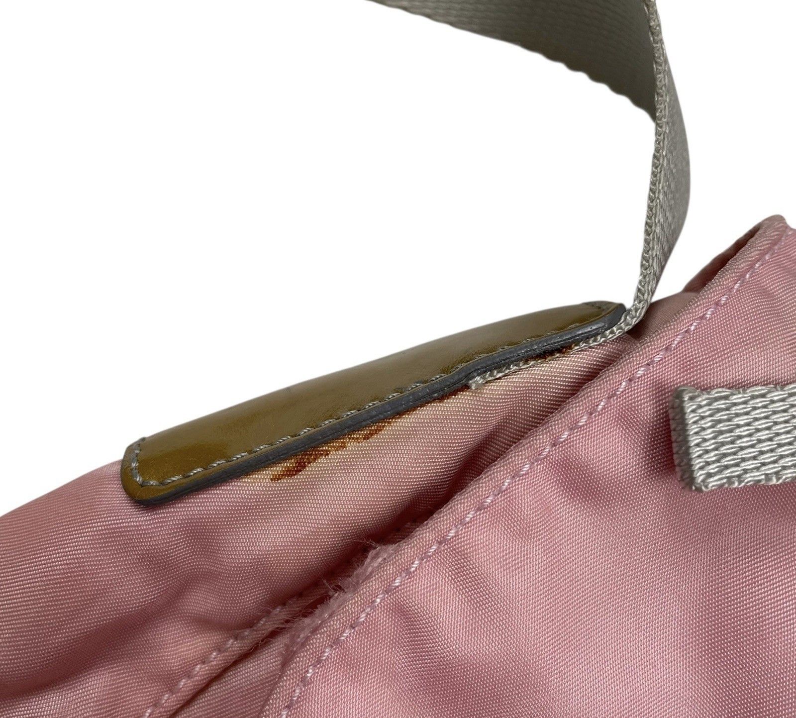 Prada Prada Shoulder Bag Pink Nylon Crossbody Bag Size ONE SIZE - 5 Thumbnail