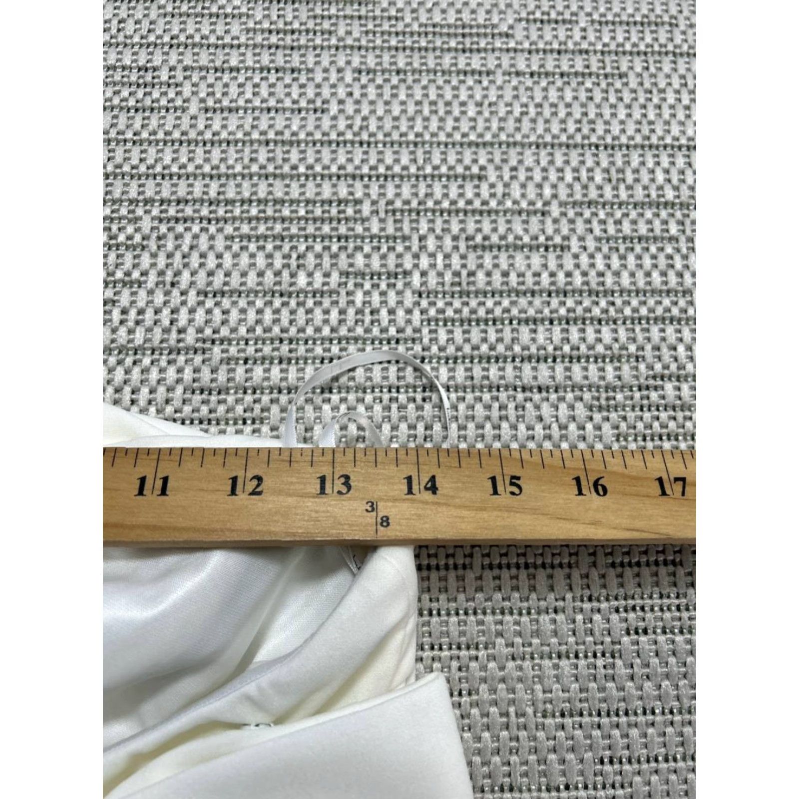Lulus Lulus Off The Shoulder Maxi Dress Womens Medium White Stretch Back Zip Party New Size M / US 6-8 / IT 42-44 - 6 Thumbnail