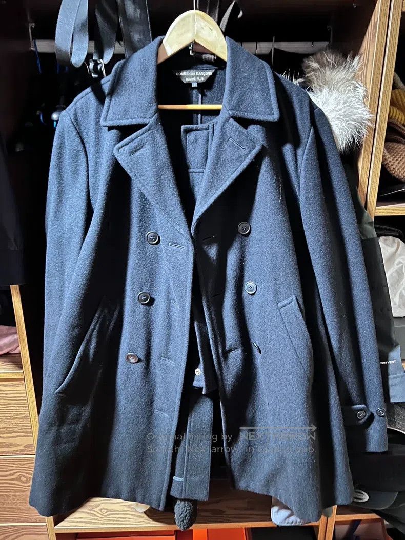 Comme des Garcons Comme Des Garcons Men's Fake Two-Piece Wool Coat Size US L / EU 52-54 / 3 - 1 Thumbnail