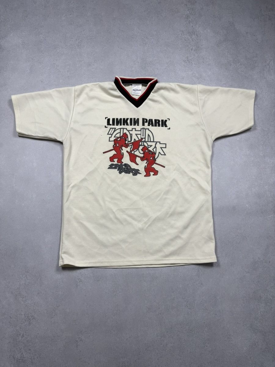 Band Tees Vintage 00s Linkin Park Hybrid Theory T-Shirt Rock Tee Rare Size US L / EU 52-54 / 3 - 1 Thumbnail