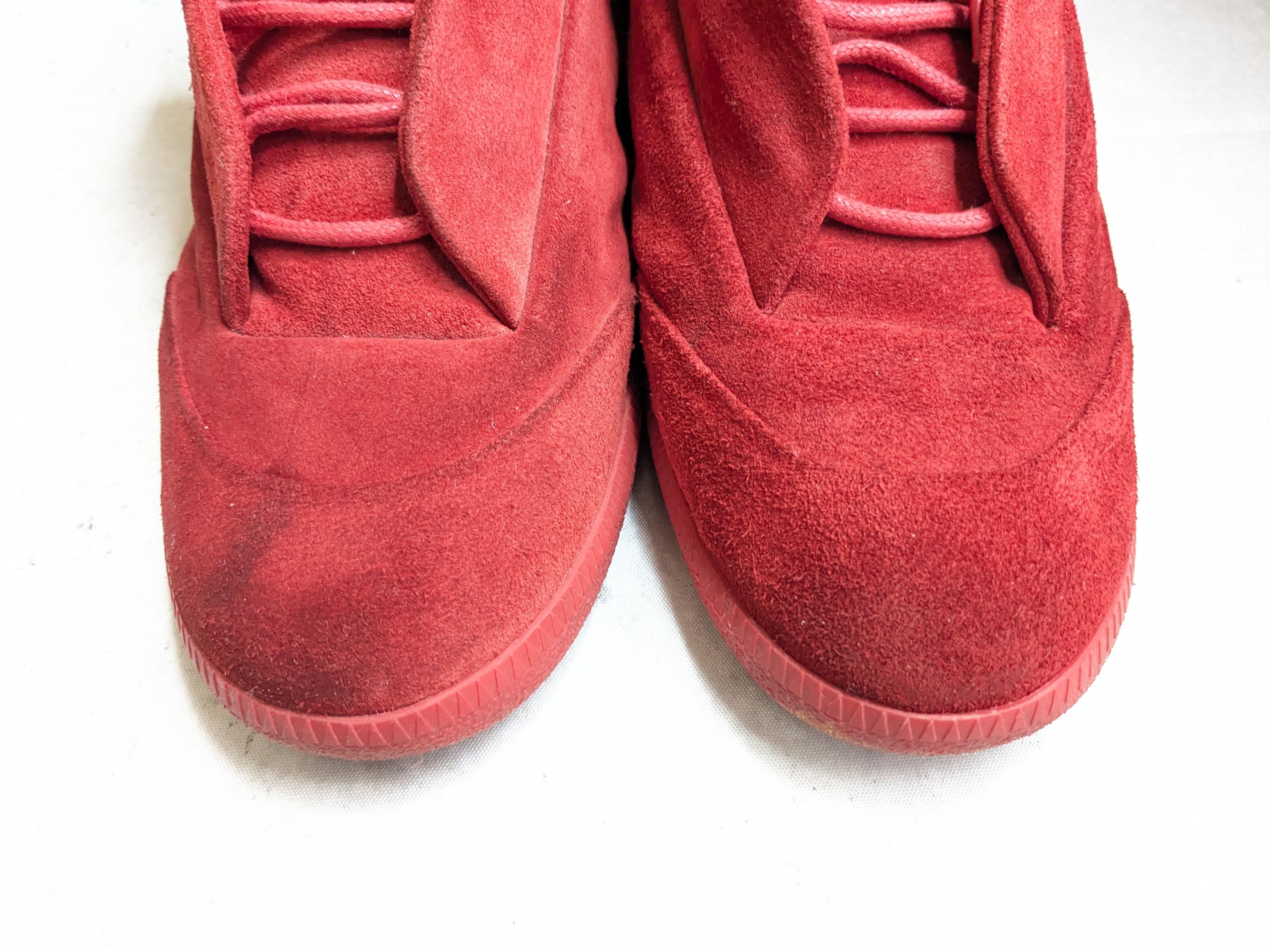 Maison Margiela Maison Margiela Future Red Black 11 44 High Tops Leather Size US 11 / EU 44 - 3 Thumbnail
