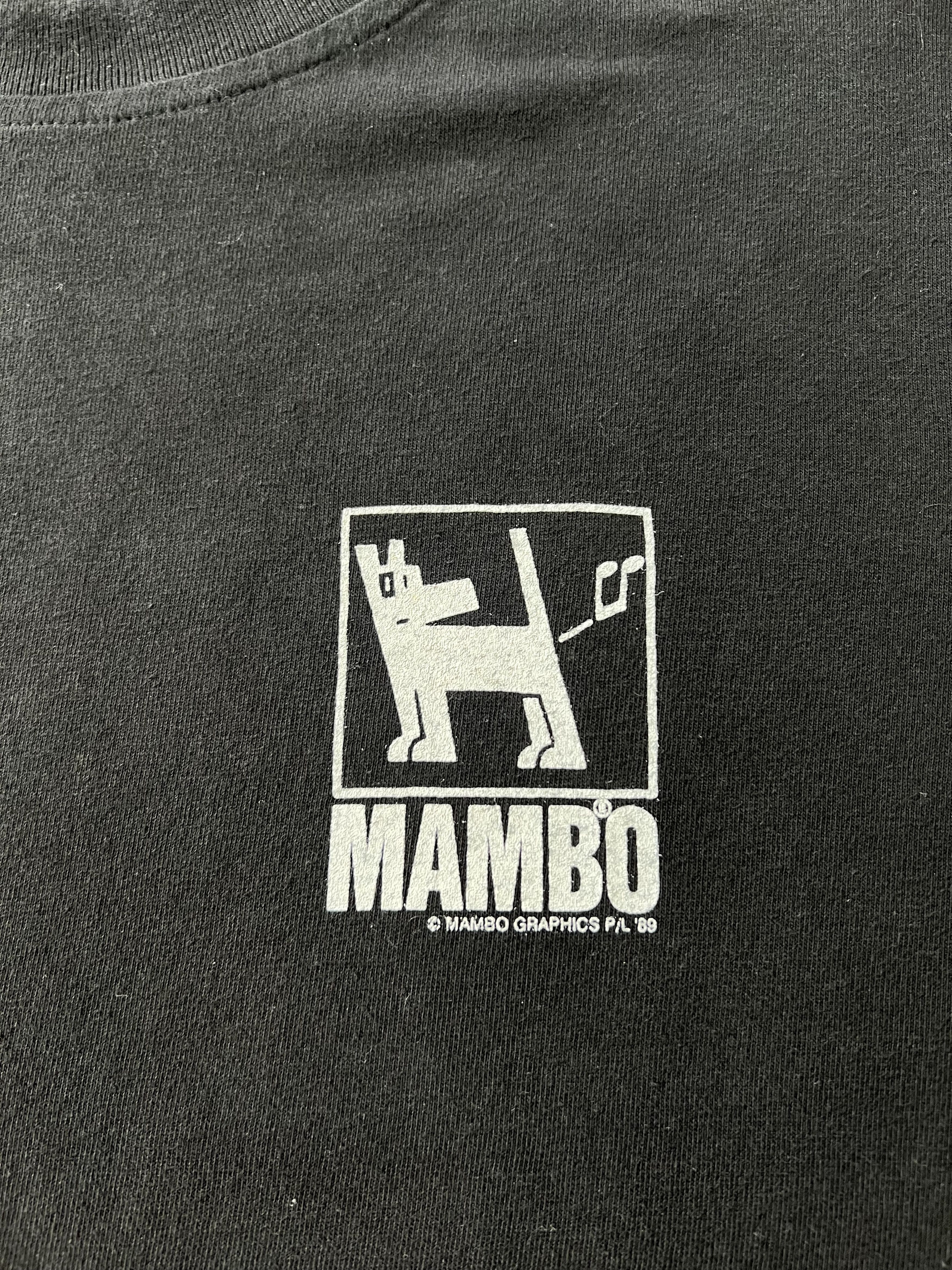 Mambo Vintage 1989 Mambo Dog Surf Black Long Sleeve T-shirt Size US L / EU 52-54 / 3 - 5 Thumbnail