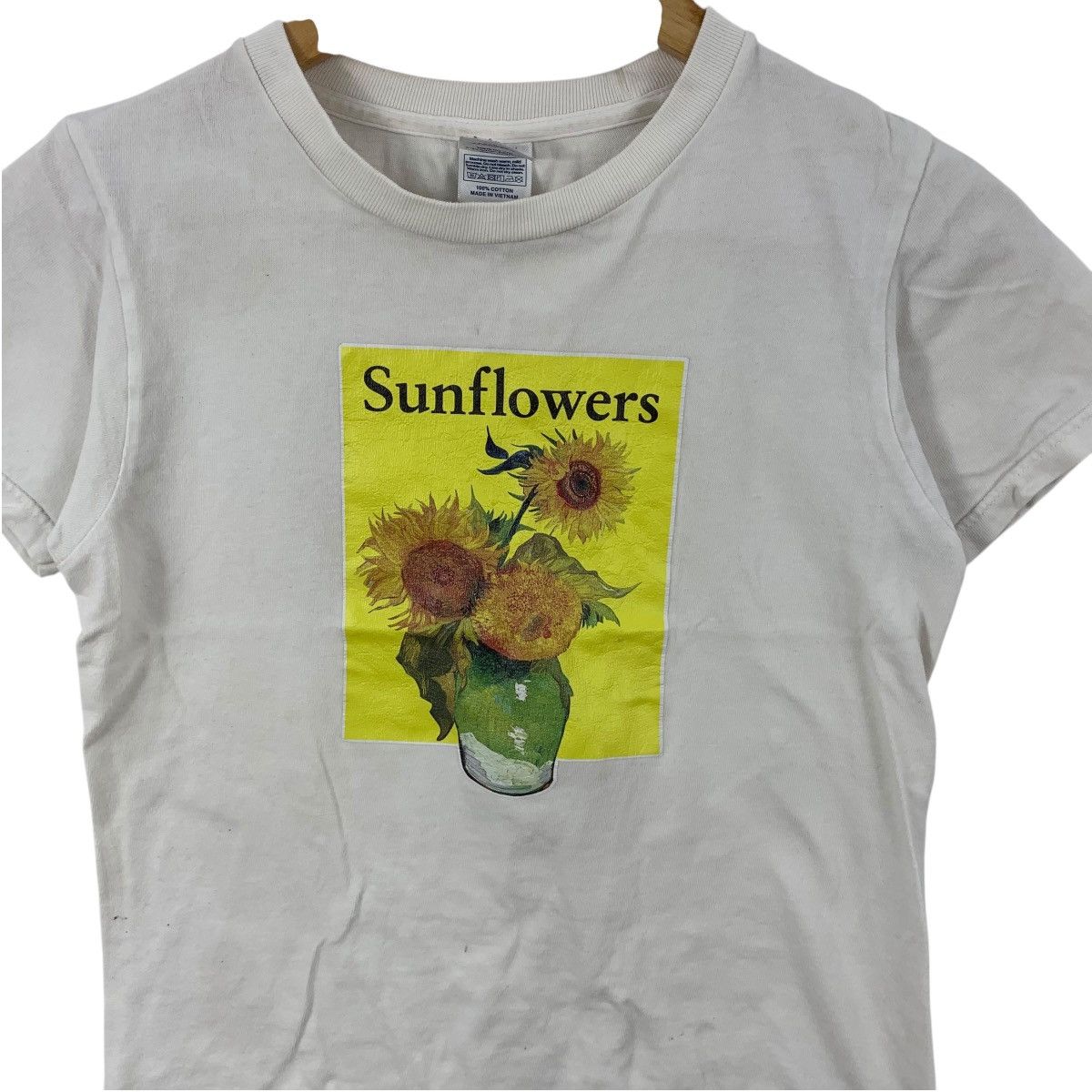 Other VAN GOGH SUNFLOWERS Still Life Painting Tee Shirt Top Size XS / US 0-2 / IT 36-38 - 5 Thumbnail