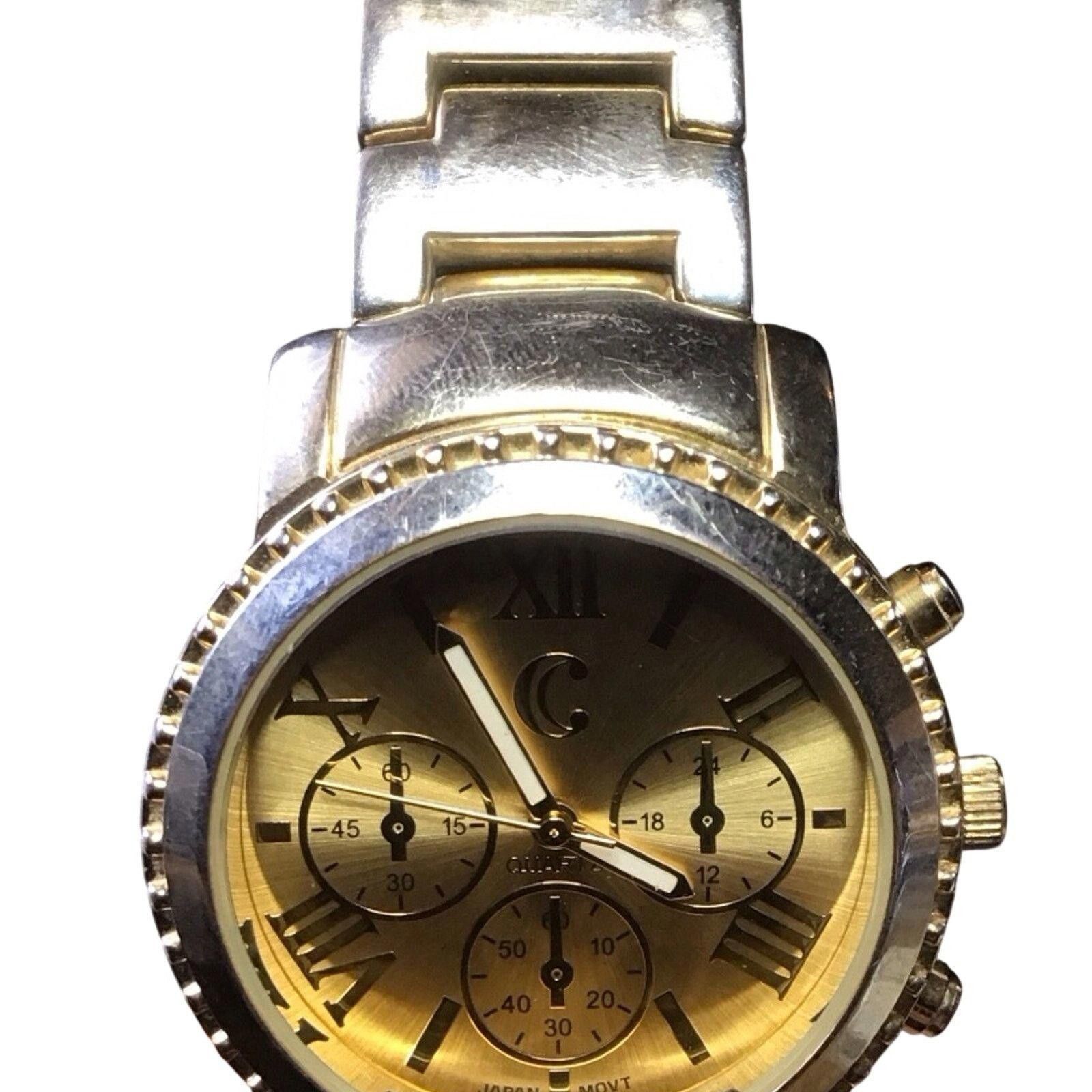 0 Charming Charlie Gold Toned Chronograph Style Watch Size ONE SIZE - 2 Thumbnail
