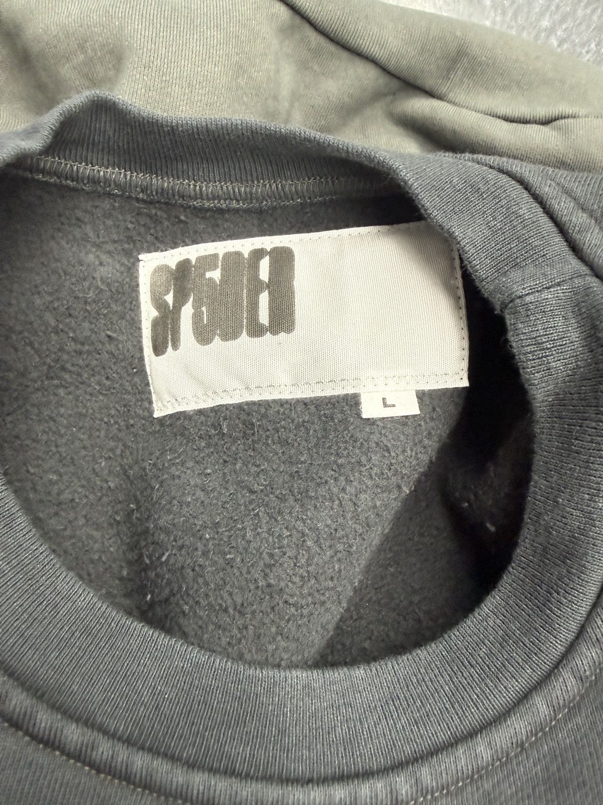 Sp5der Sp5der Diffused Collegiate Crewneck Size US L / EU 52-54 / 3 - 3 Thumbnail