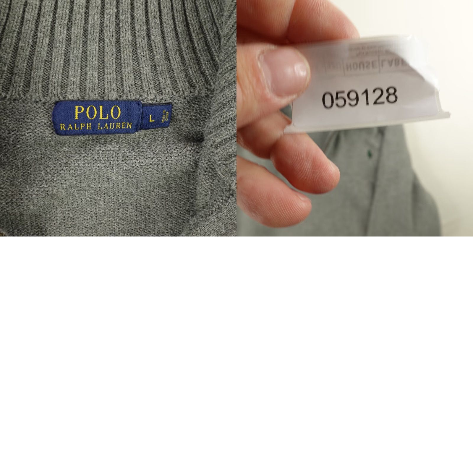 Polo Ralph Lauren VINTAGE Polo Ralph Lauren Sweater Shirt Mens Large Gray 1/4 Zip Pullover Logo Pony Classic Preppy Mens Size US L / EU 52-54 / 3 - 8 Thumbnail