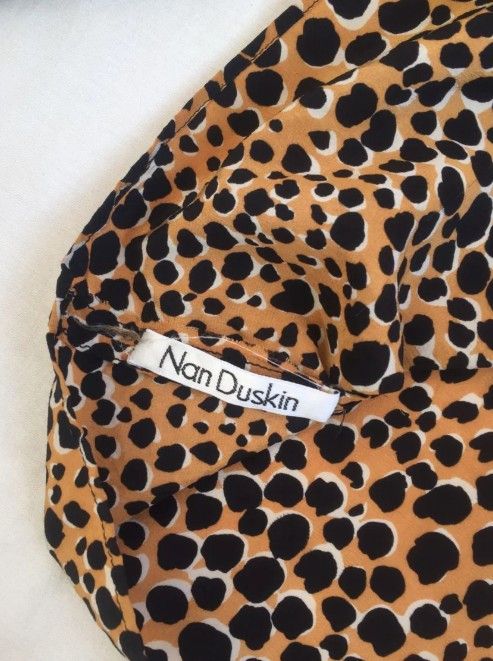 Yves Saint Laurent YSL Rive Gauche Vintage x Nan Duskin Leopard Top Blouse Size M / US 6-8 / IT 42-44 - 3 Thumbnail