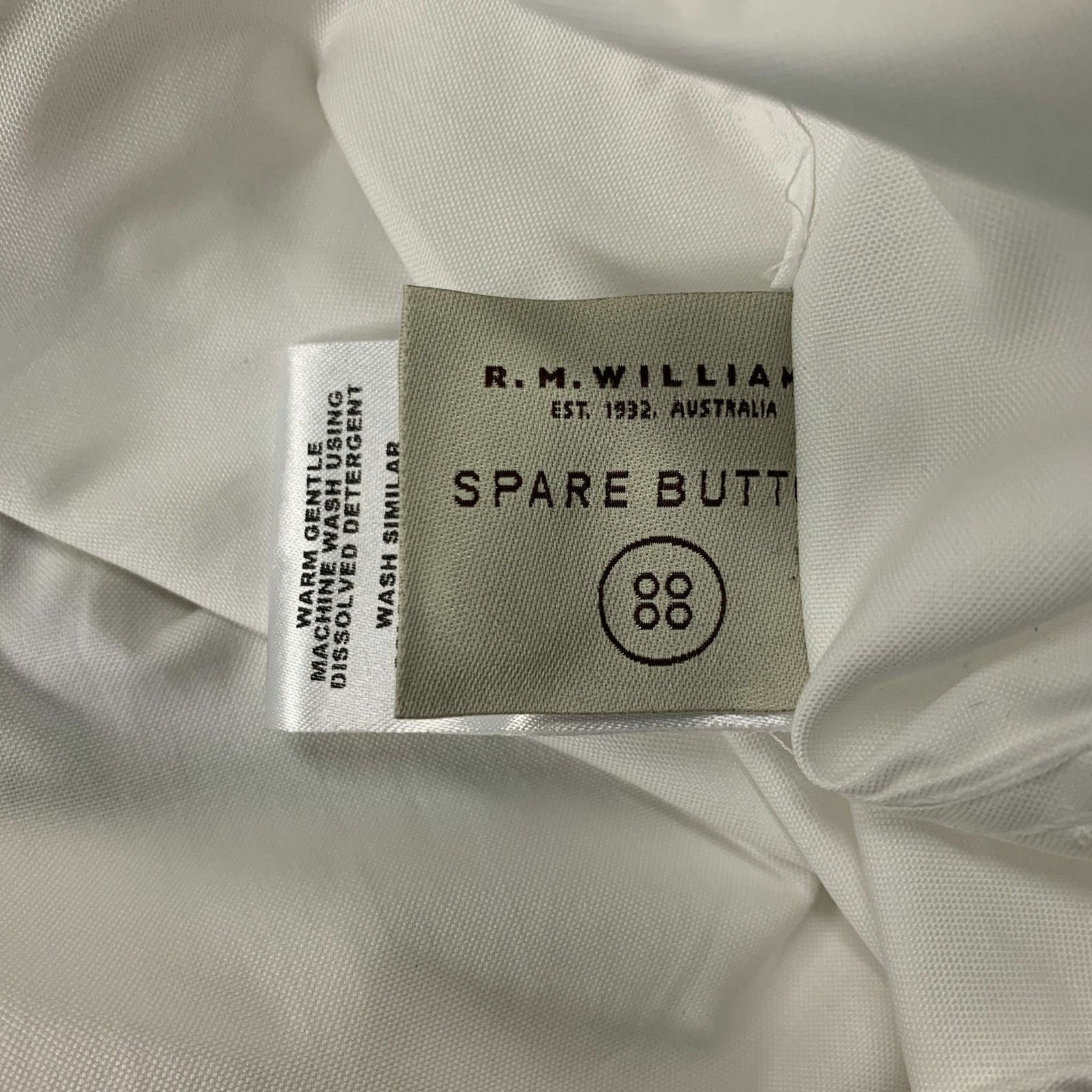 R.M. Williams R.M. WILLIAMS White Cotton Button Down Long Sleeve Shirt Size US L / EU 52-54 / 3 - 5 Thumbnail