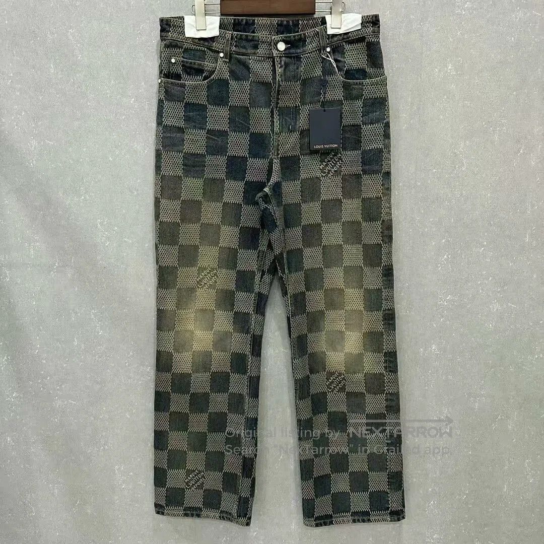 Louis Vuitton louis vuitton checkerboard denim pants size 34. Size US 34 / EU 50 - 1 Thumbnail
