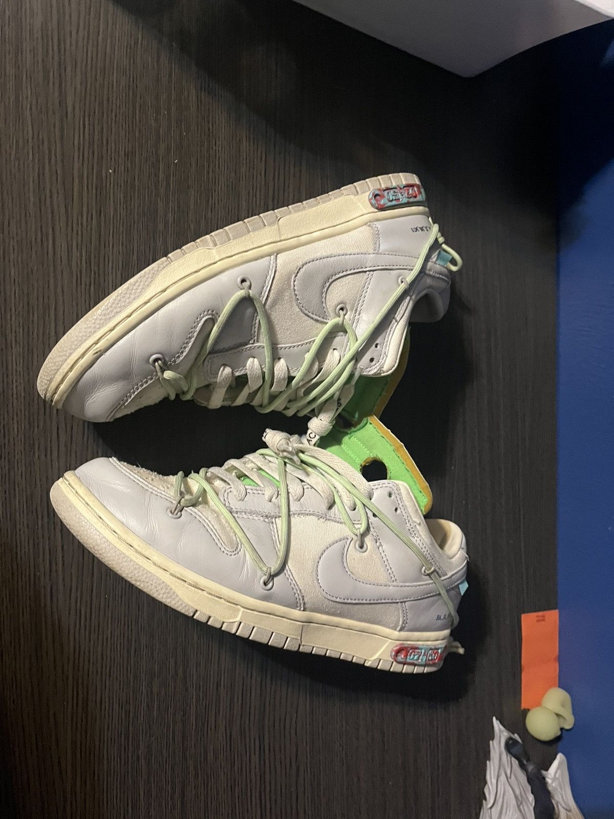 Nike × Off-White Nike Dunk Low Off-White Lot 42 Size US 10.5 / EU 43-44 - 2 Thumbnail