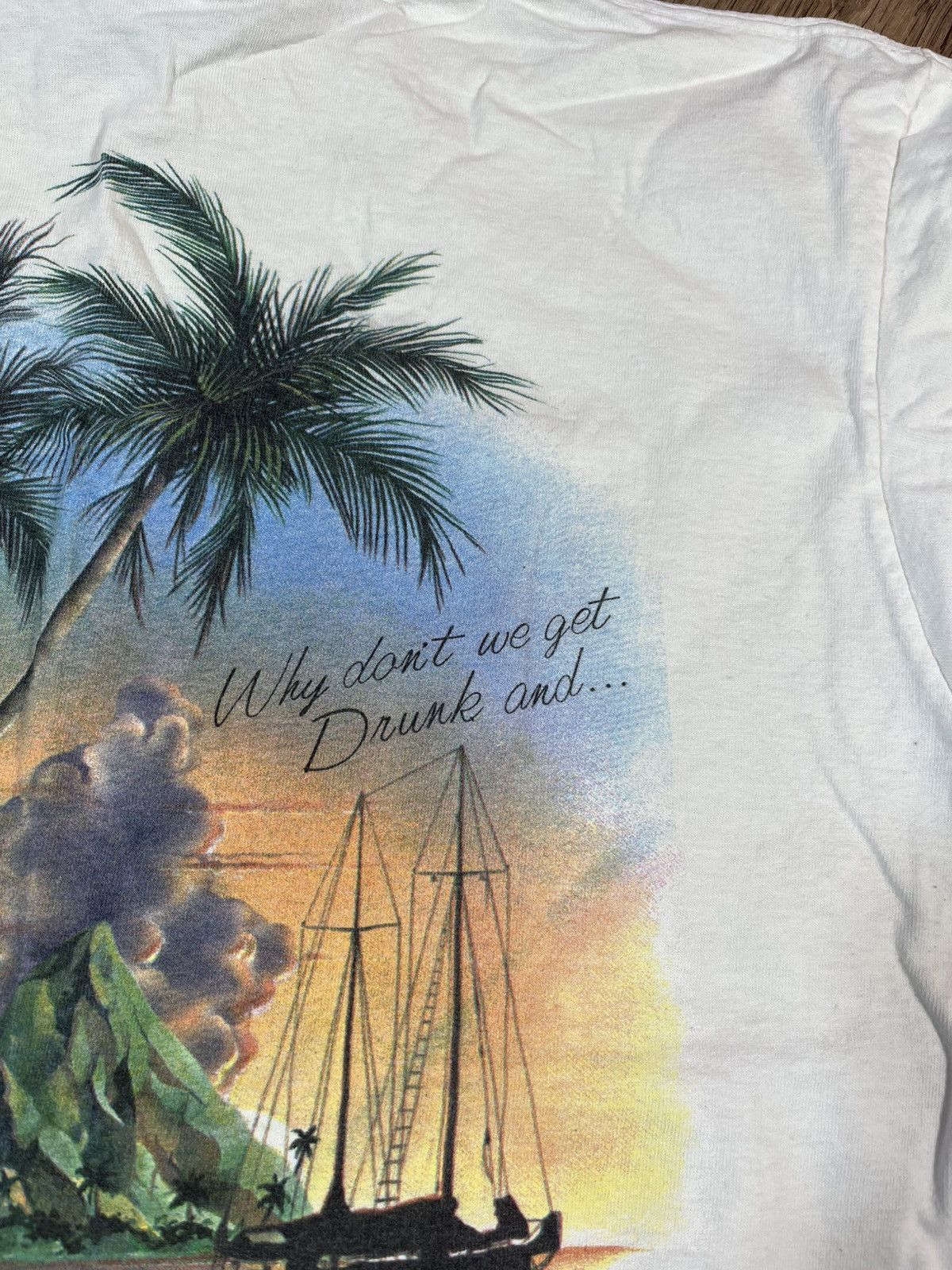 Vintage Vintage 90s Caribbean Soul Jimmy Buffett T Shirt Size US L / EU 52-54 / 3 - 8 Thumbnail