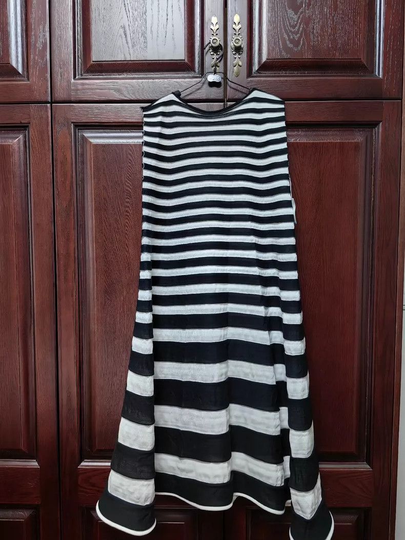 Issey Miyake Issey Miyake Striped Sleeveless Dress KH752 - dmc Size US M / EU 48-50 / 2 - 1 Thumbnail