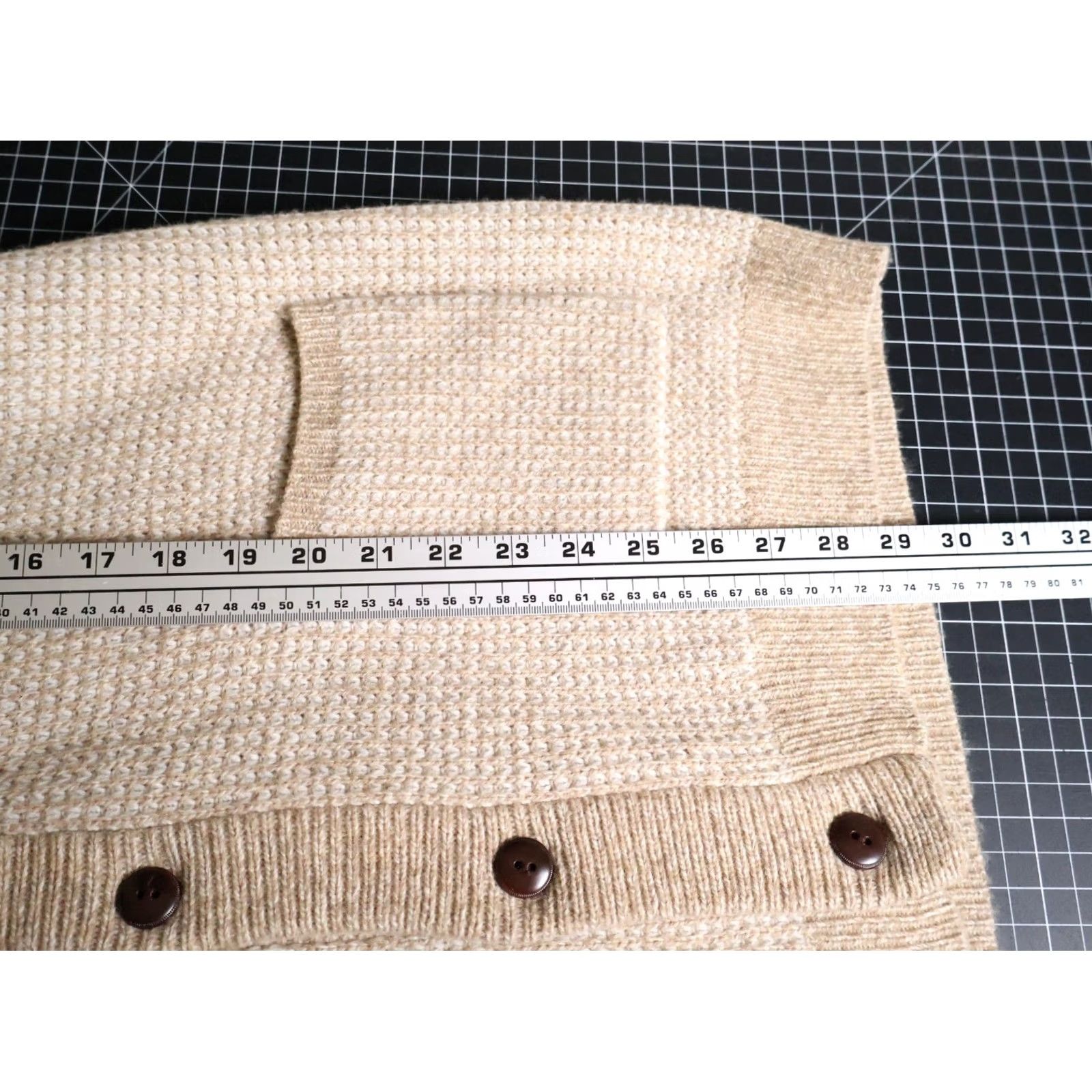 Tasso Elba Tasso Elba Lambs Wool Cardigan Sweater Men's XL Beige Chunky Shawl Collar 90s Dad Retro Size US XL / EU 56 / 4 - 6 Thumbnail