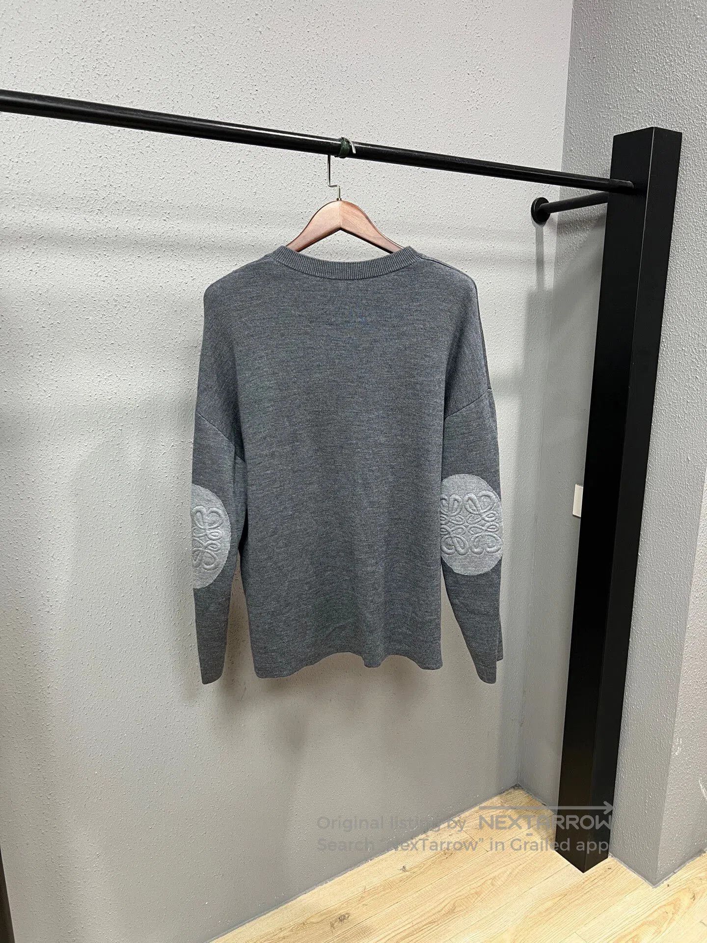 Loewe gray wool knit sweater from Loewe. Size US XXL / EU 58 / 5 - 1 Thumbnail