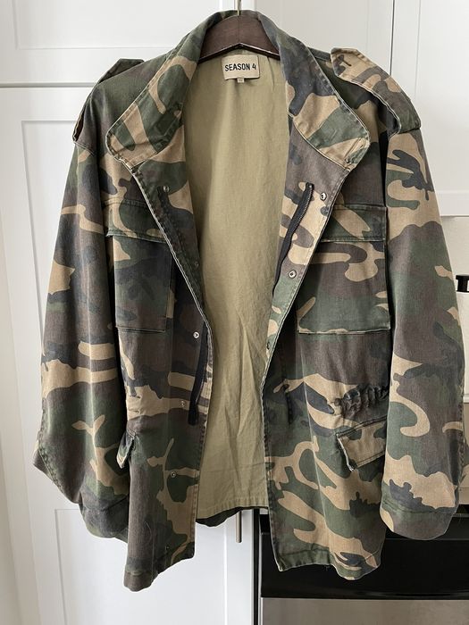 Yeezy on sale camo jacket