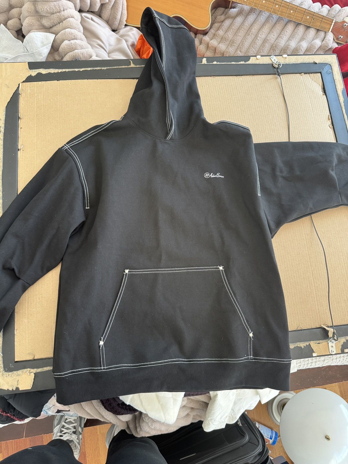 Ader Error Ader Error Black Fluic Hoodie - Large Size US L / EU 52-54 / 3 - 1 Thumbnail