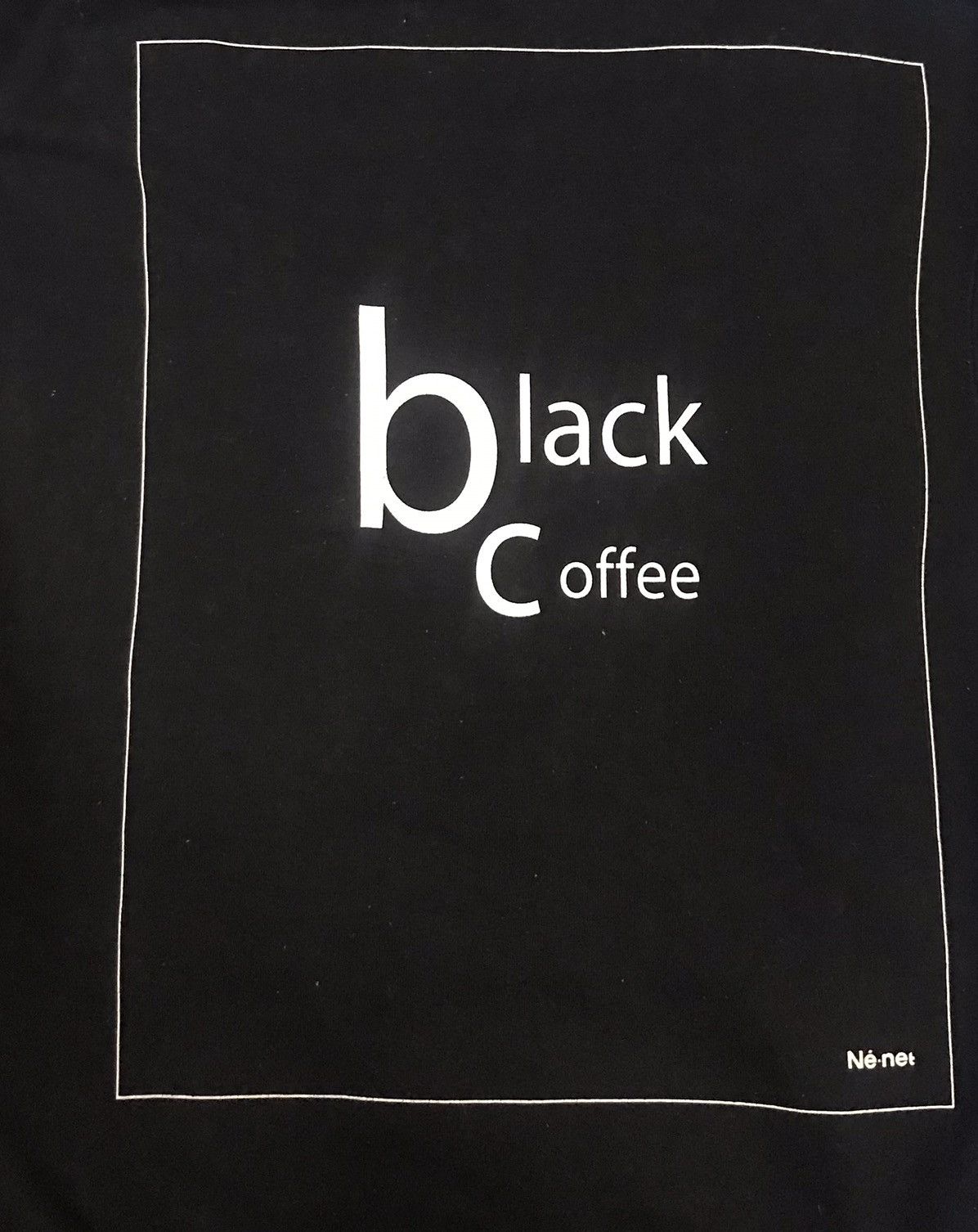 Japanese Brand × Ne-Net Black Coffee Sweatshirt Size US L / EU 52-54 / 3 - 6 Thumbnail
