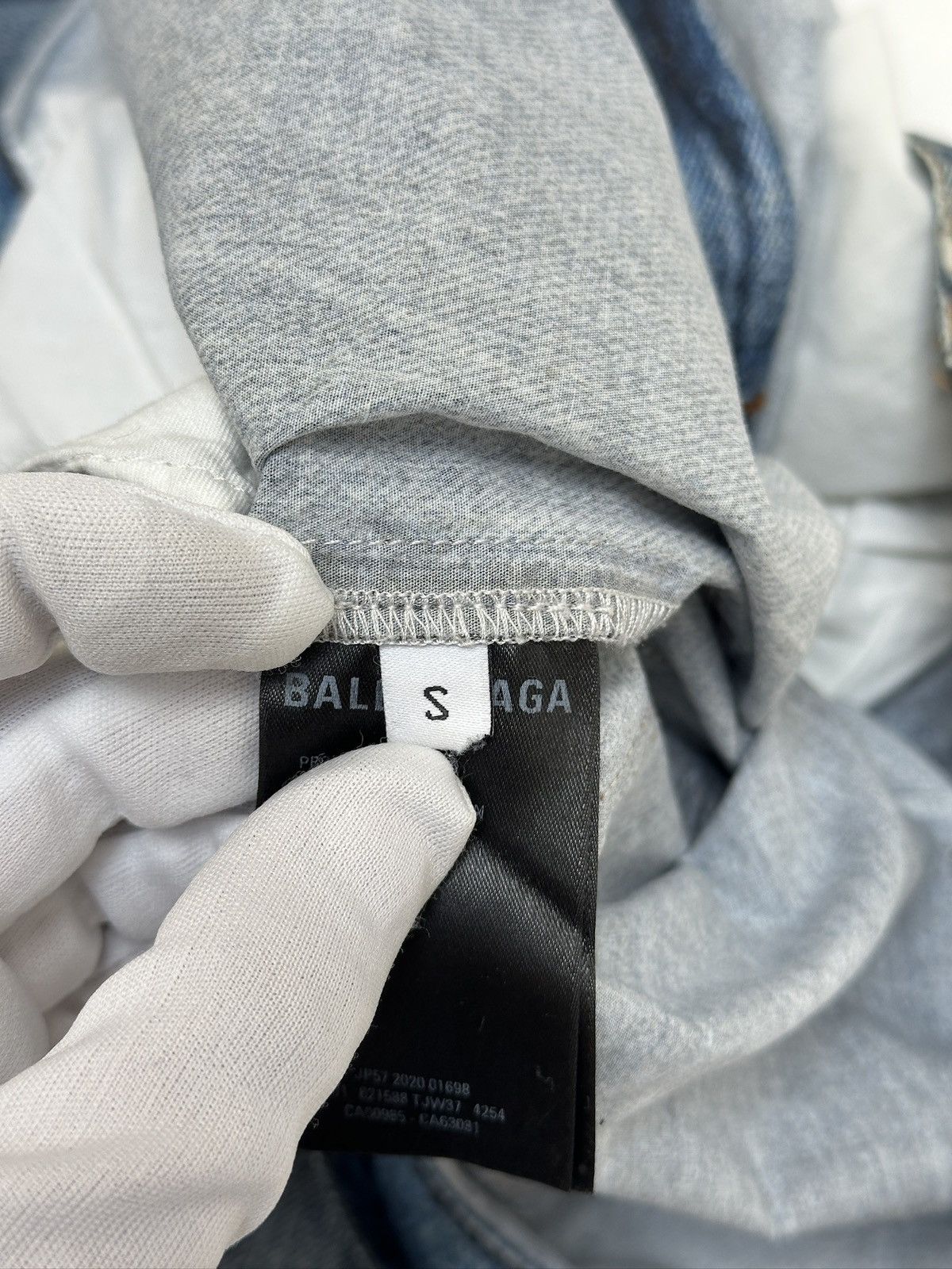 Balenciaga Balenciaga Trompe L’oeil Popeline Denim Pants Size US 30 / EU 46 - 10 Thumbnail