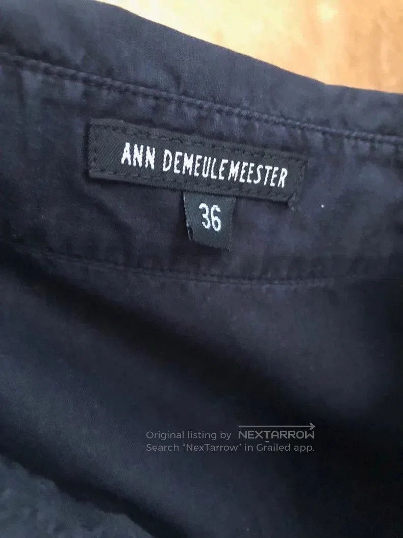 Ann Demeulemeester Ann Demeulemeester Black Shirt Size 36. Size US S / EU 44-46 / 1 - 4 Thumbnail