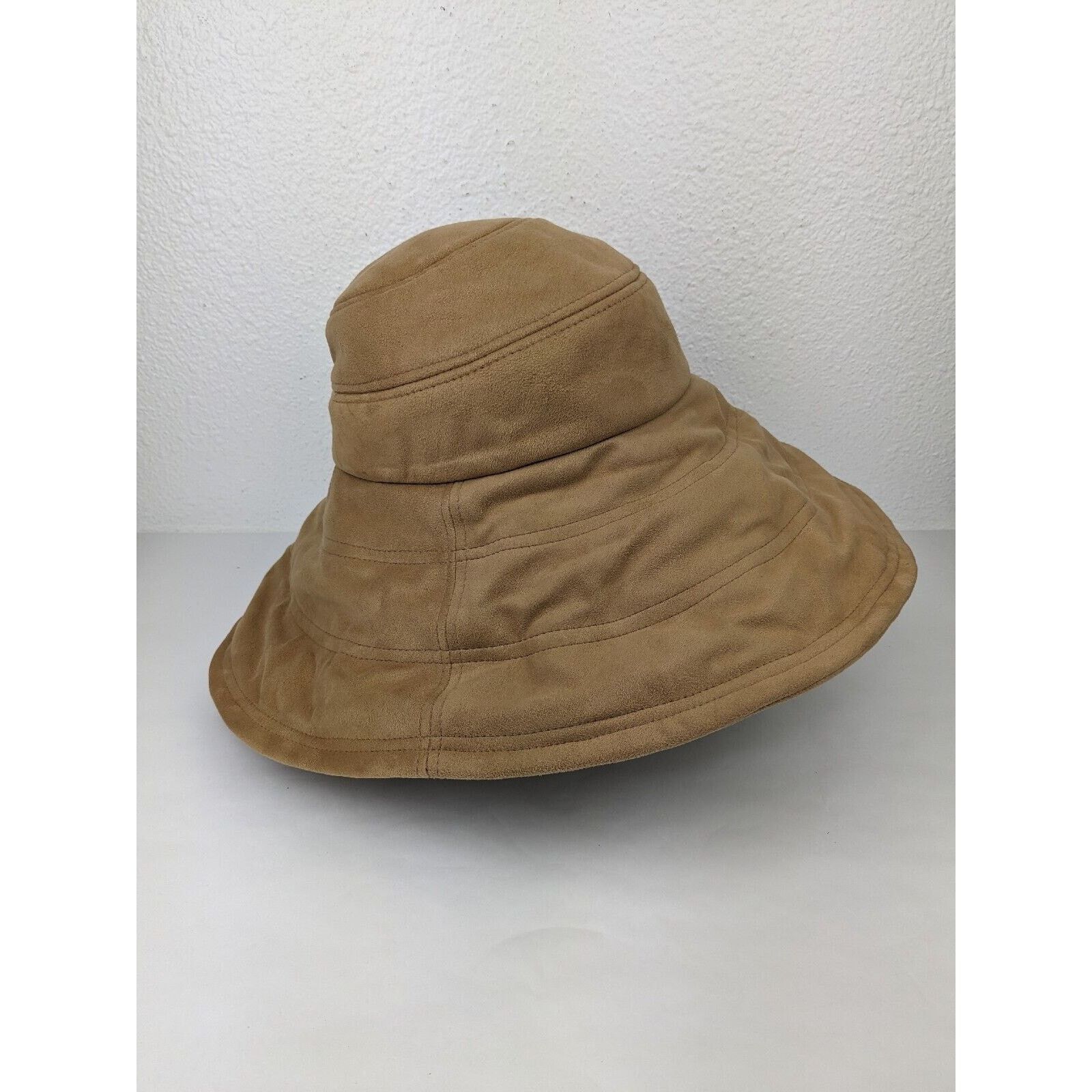 Other NWT KOKIN New York Floppy Packable Sun Hat Faux Suede Wide Size ONE SIZE - 2 Thumbnail