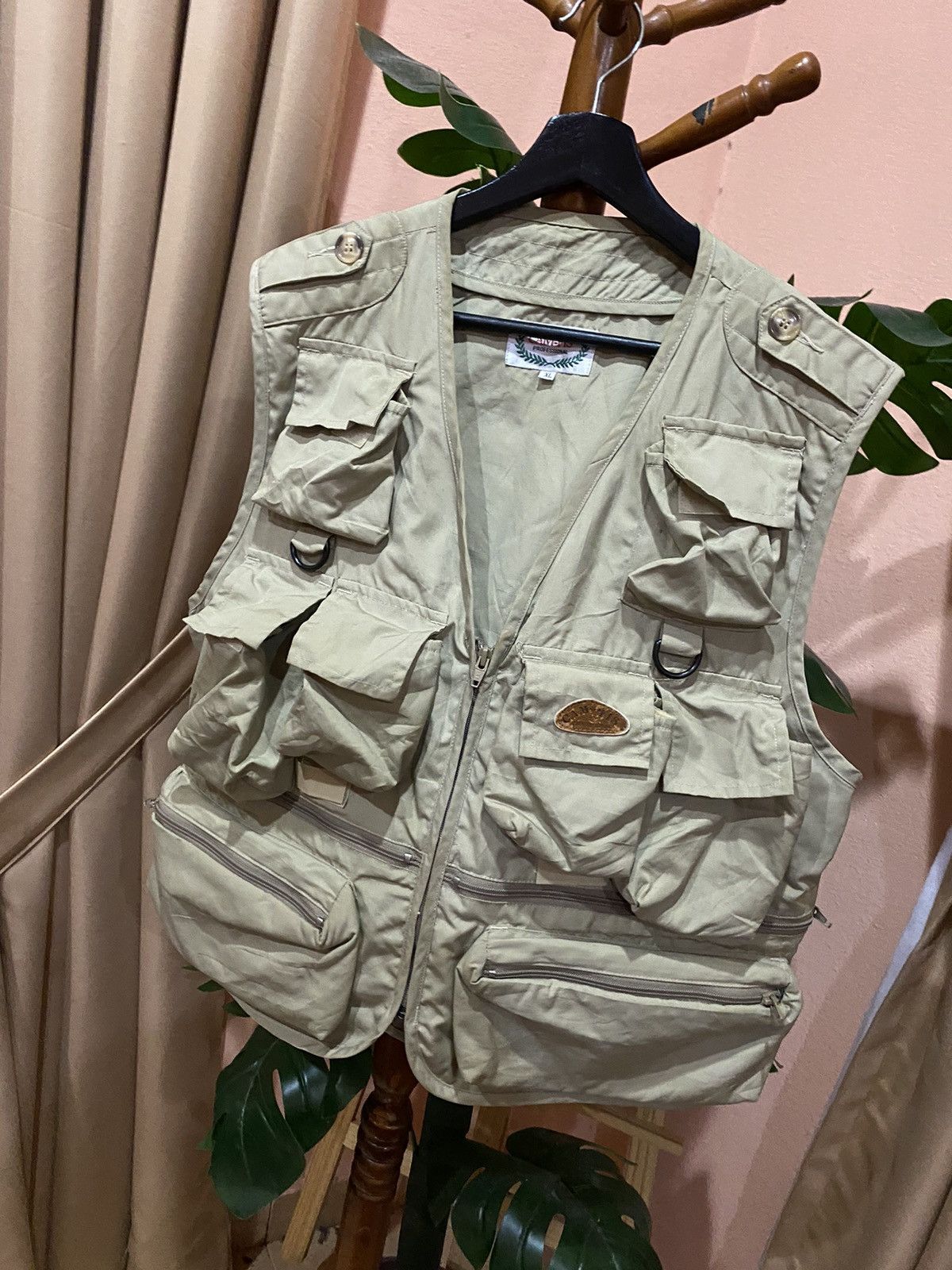 Other Cam-Fis Professional Beige Multi-Pocket Utility Vest Size US XL / EU 56 / 4 - 2 Thumbnail