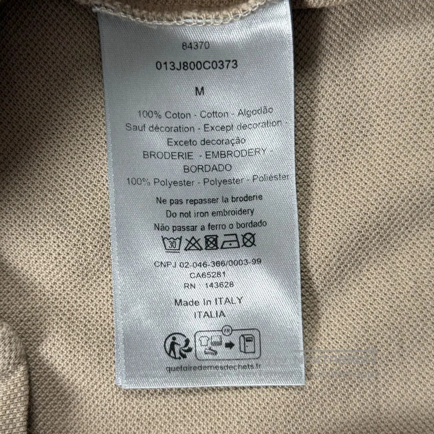 Dior Dior 24 Brown Polo Shirt M. Size US M / EU 48-50 / 2 - 4 Thumbnail