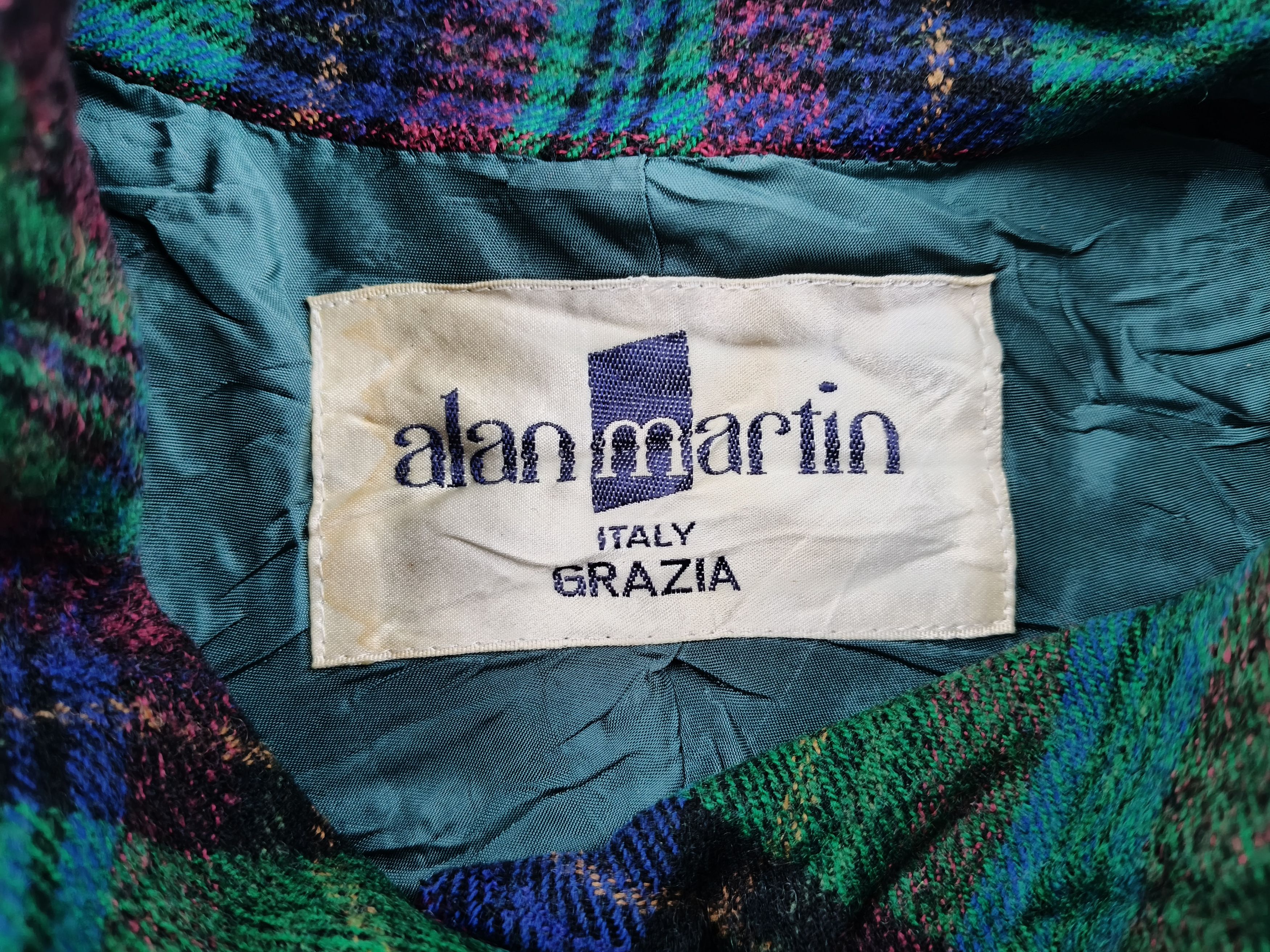 Designer × Japanese Brand × Vintage Alan Martin Wool Button up Jacket Size L / US 10 / IT 46 - 10 Thumbnail