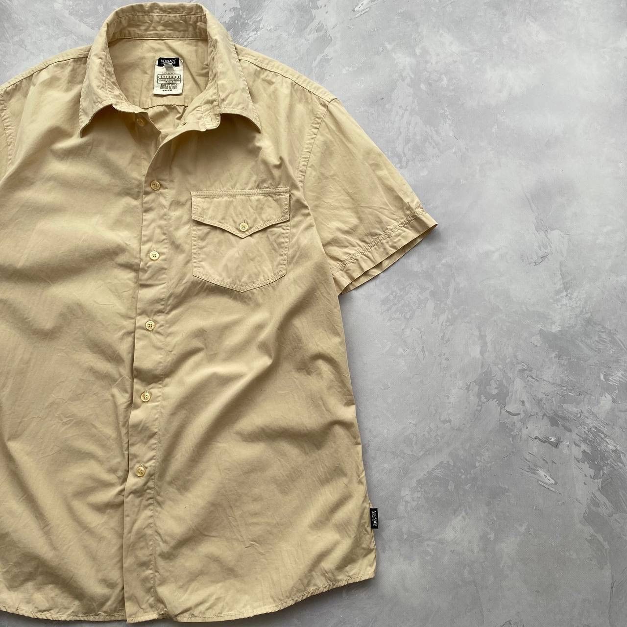 Versace Jeans Couture Beige Versace jeans couture shirt Size US XL / EU 56 / 4 - 4 Thumbnail
