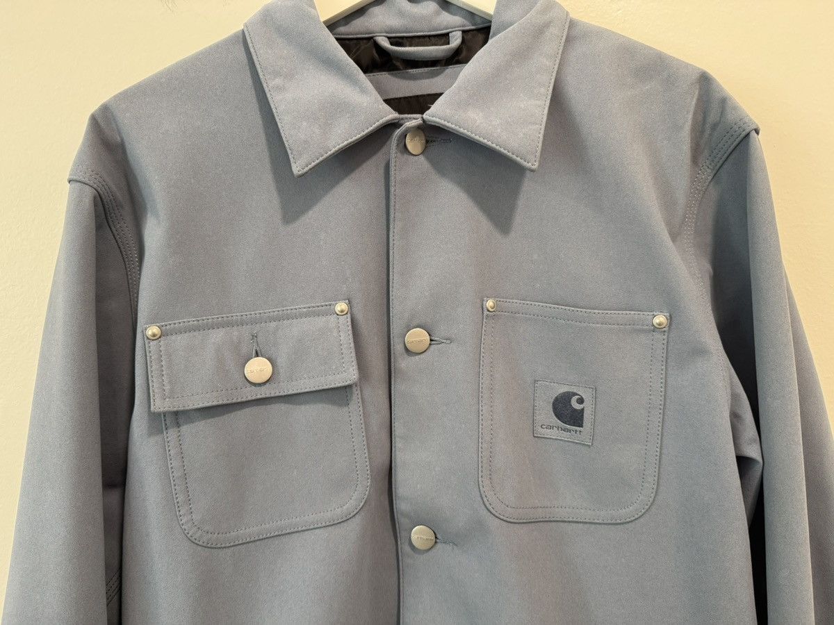 Carhartt Wip Carhartt WIP Suede Michigan Coat Blue Dove Grey Size Small Size US S / EU 44-46 / 1 - 3 Thumbnail