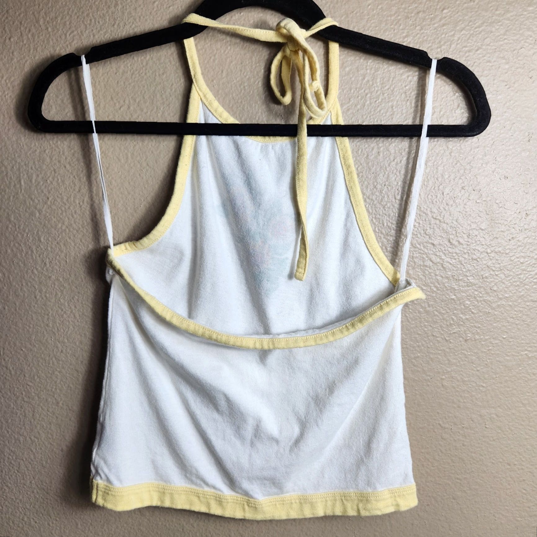 American Eagle Outfitters American Eagle Outfitters Shirt Womens M Ivory Sunflower Halter Top Tank Beach Bohemian Flower Casual Summer 90s Womens Size M / US 6-8 / IT 42-44 - 3 Thumbnail