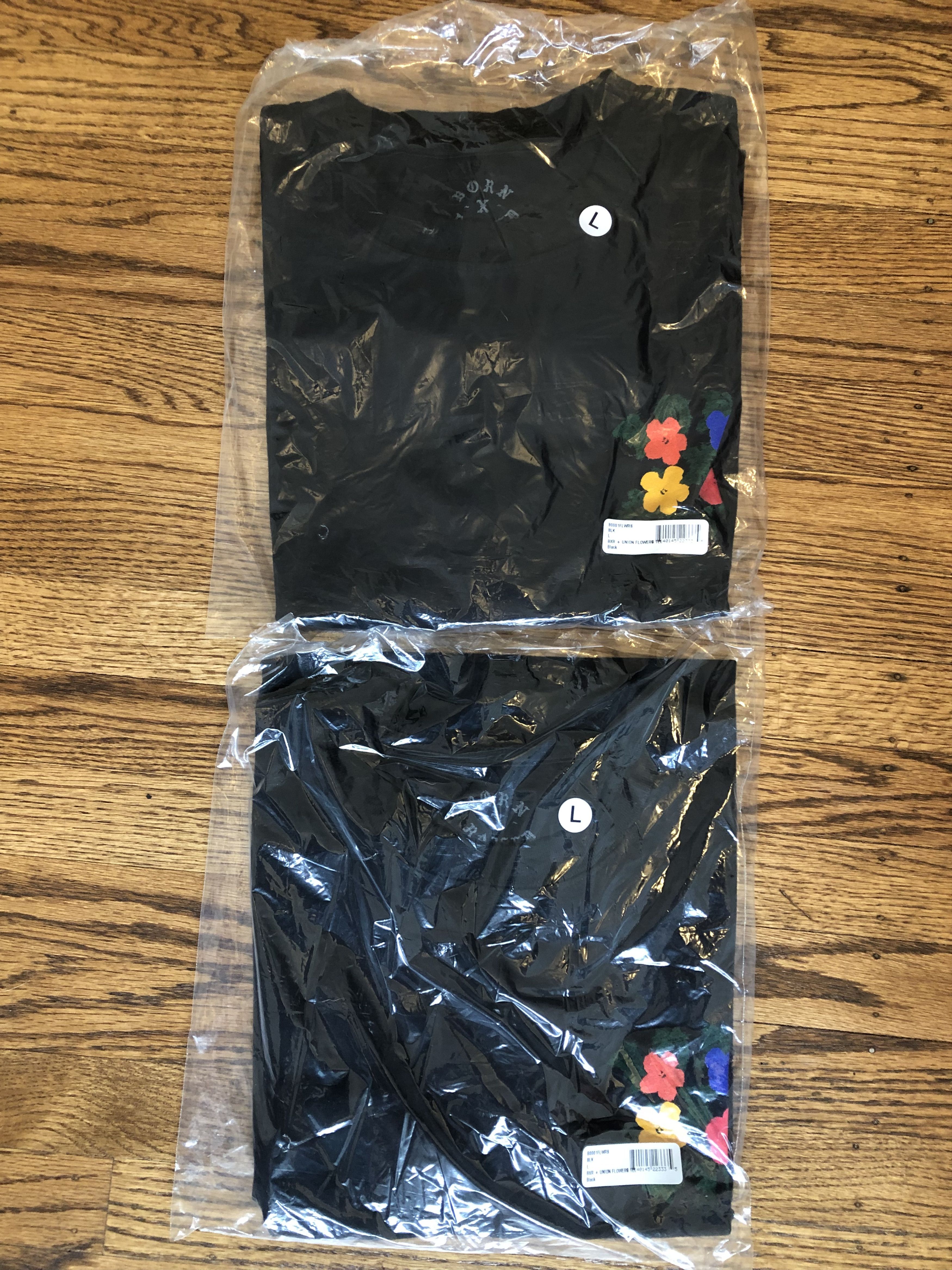 Born x Raised x Union Los Angeles Flower Rocker Tee Large