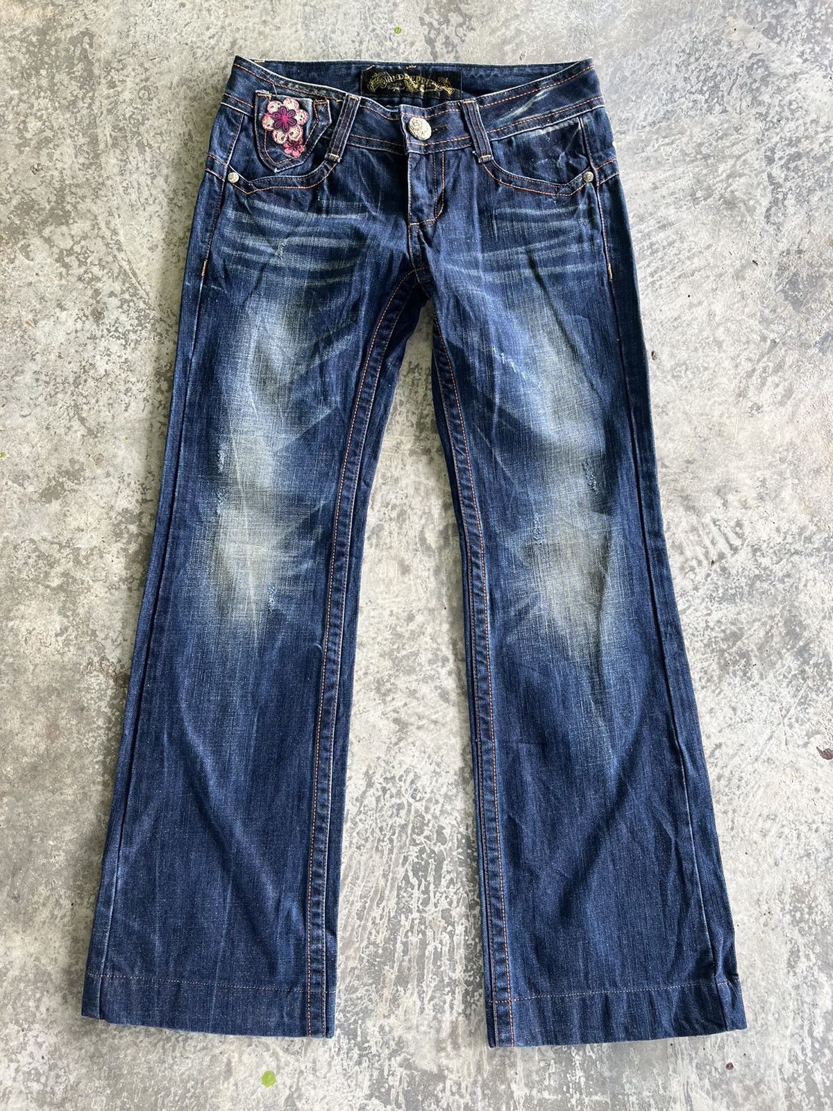 Japanese Brand × Vintage Flare Red Pepper Denim Size US 30 / EU 46 - 3 Thumbnail