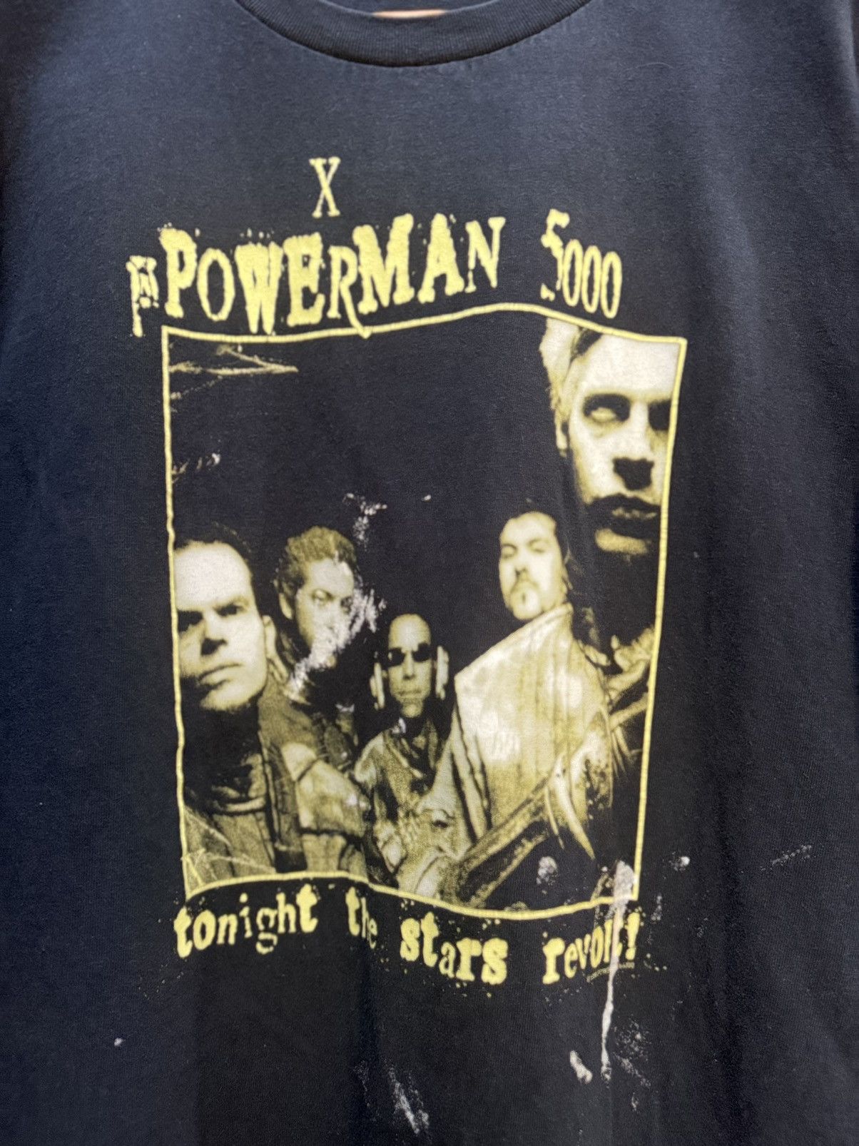 Band Tees Thrashed Vintage 90s Powerman 5000 PM5K American Rock Band T Size US XL / EU 56 / 4 - 2 Thumbnail