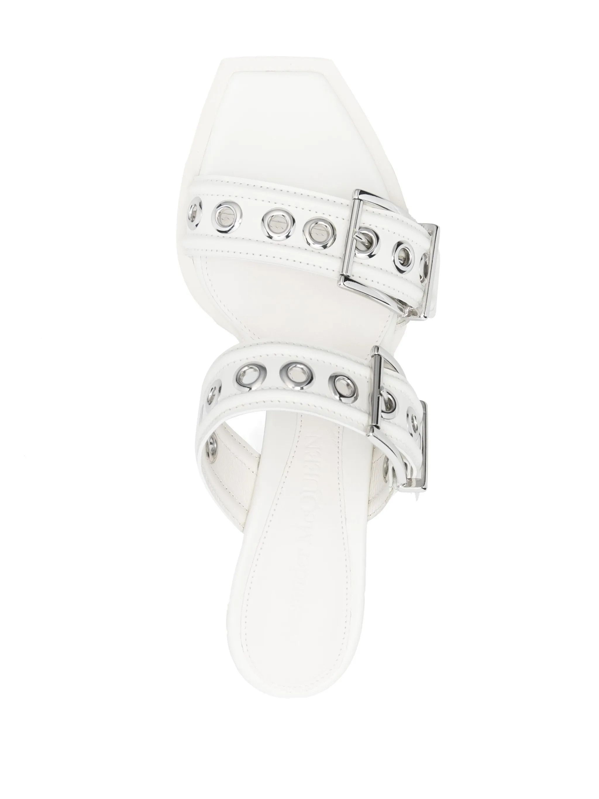 Alexander McQueen o1y0225 Sandals in White Size US 7 / IT 37 - 4 Thumbnail