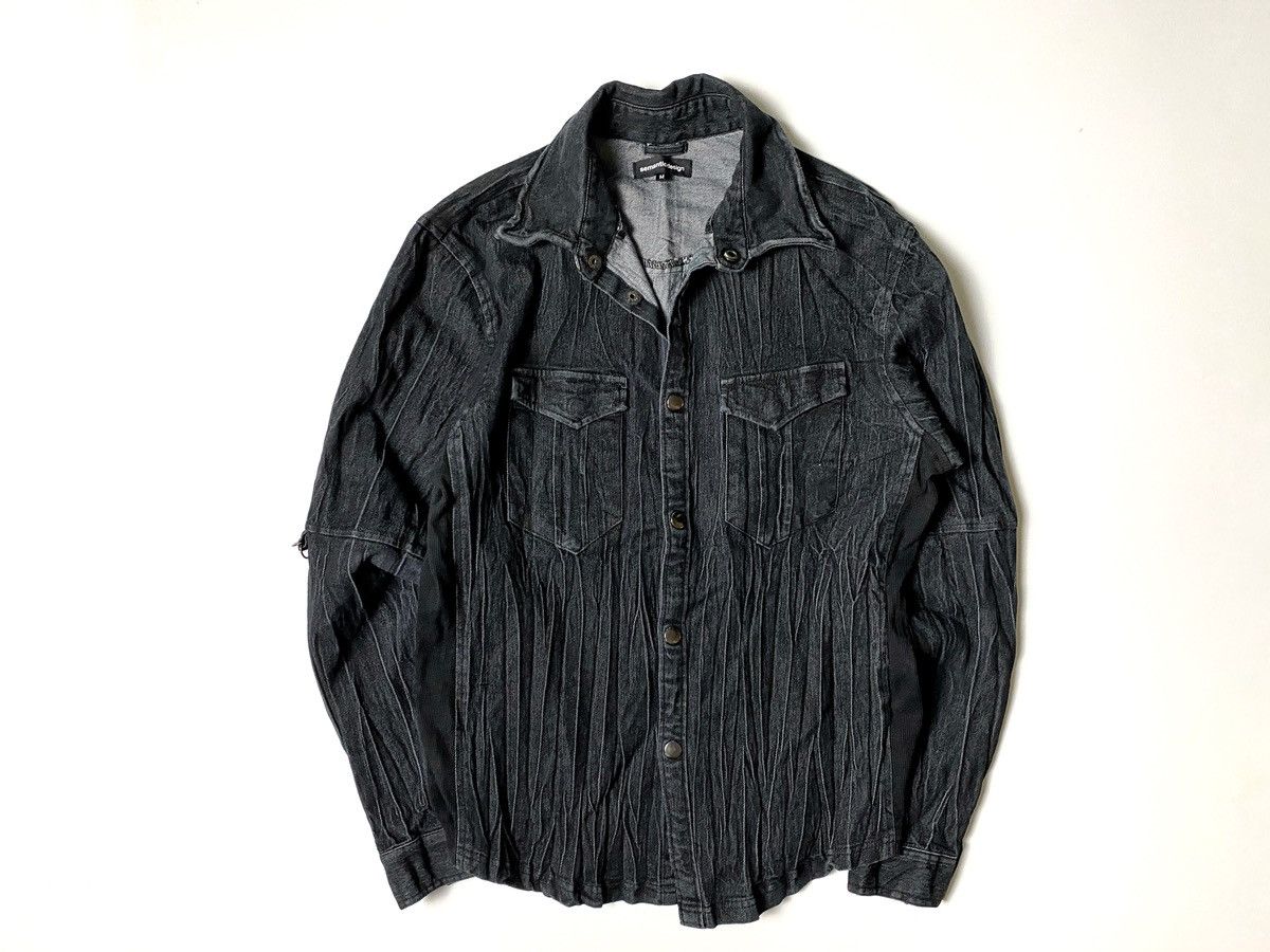 Le Grande Bleu (L.G.B.) × Tornado Mart × semanticdesign Rare! Pleated Light Denim by Semantic Design Size US M / EU 48-50 / 2 - 1 Thumbnail