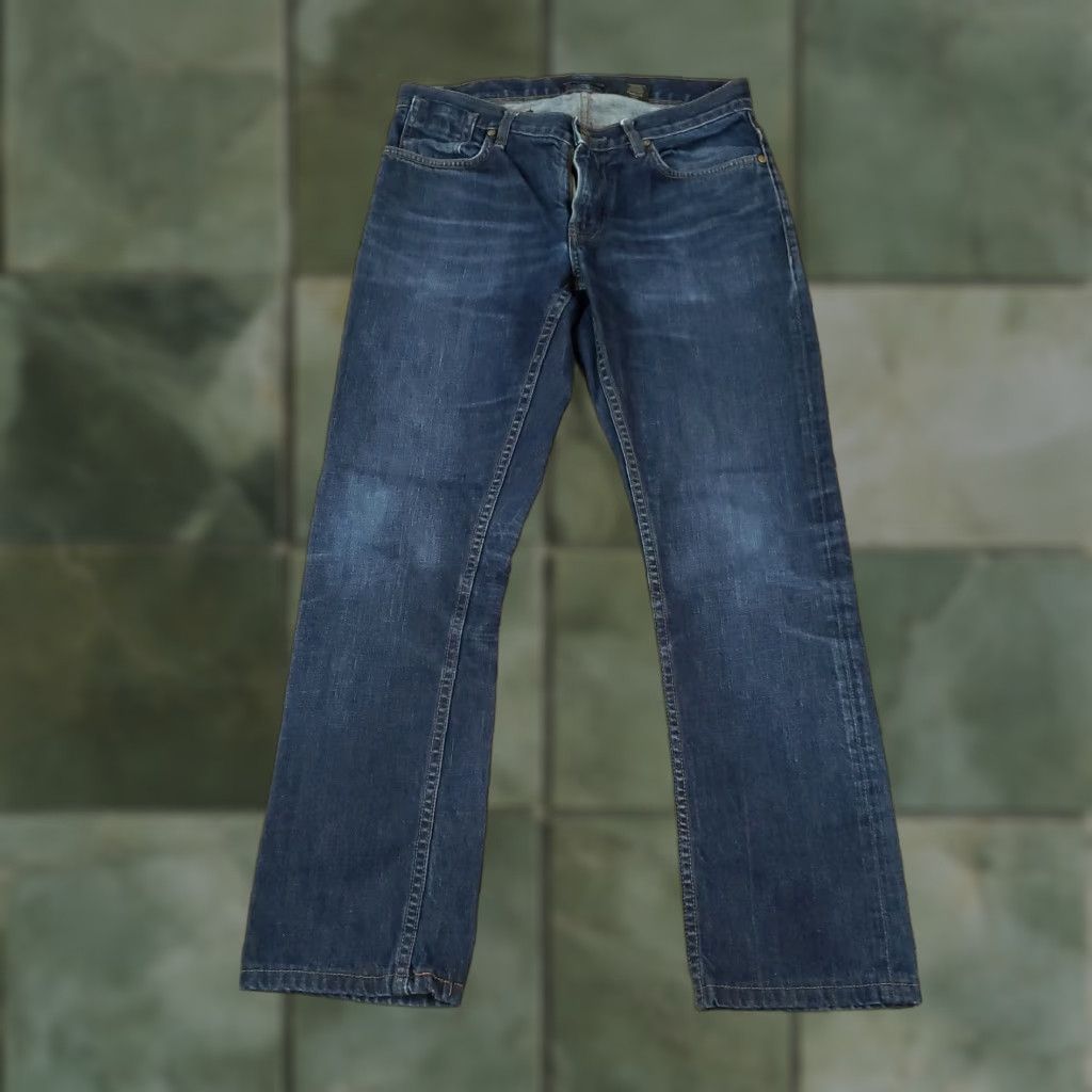 John Varvatos John Varvatos Slim Fit Straight Stretch Jeans 30x27 Blue Mens Cotton Denim Size 30" / US 8 / IT 44 - 1 Thumbnail
