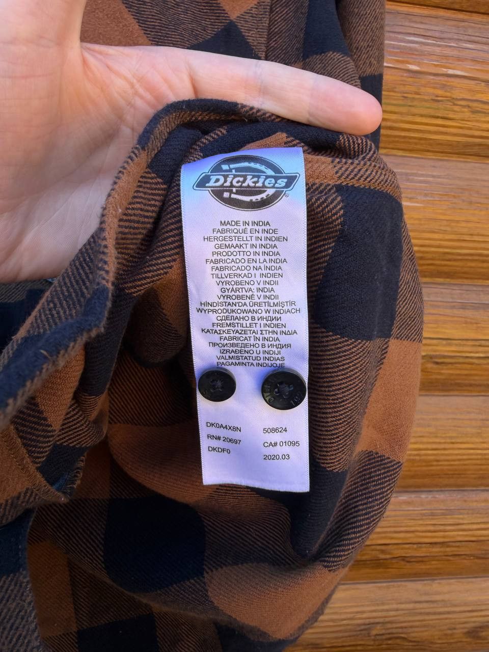 Dickies Dickies Plaid Flannel Fleece Quilted Jacket Size US M / EU 48-50 / 2 - 6 Thumbnail