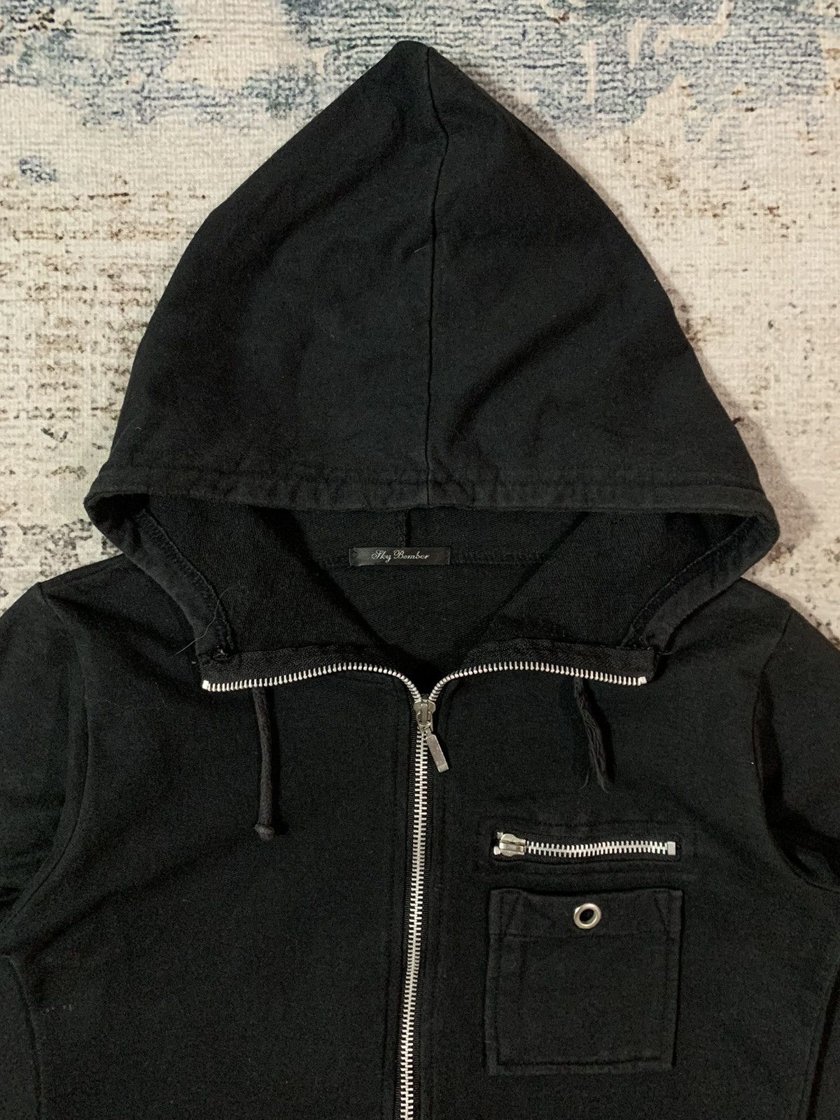 Le Grande Bleu (L.G.B.) × Yasuyuki Ishii 2000s Japanese Studded Zip Hoodie style Sky Bomber Size US S / EU 44-46 / 1 - 3 Thumbnail